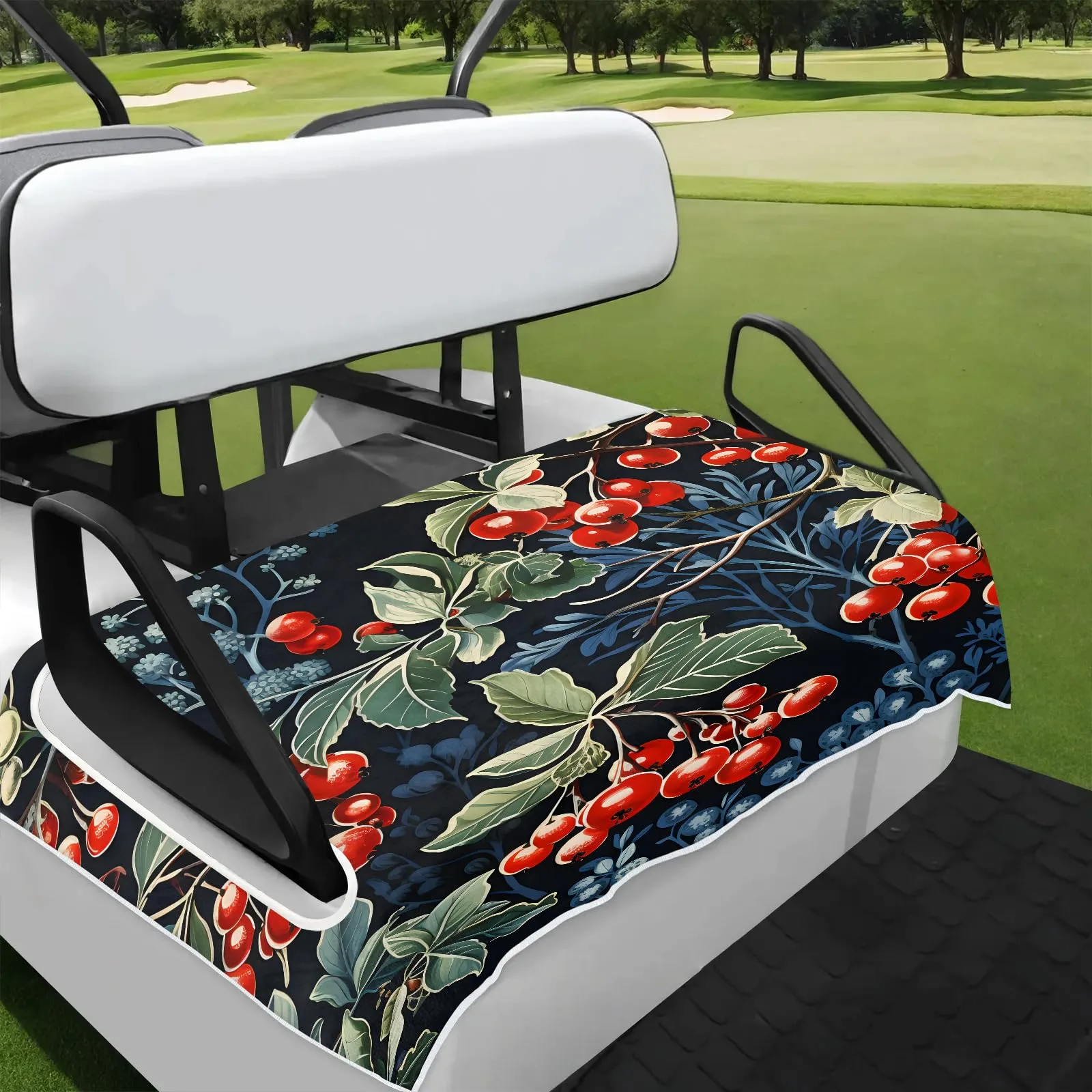 Tiveruda Golf Cart Seat Cover for Double Seats, 51 x 31 in