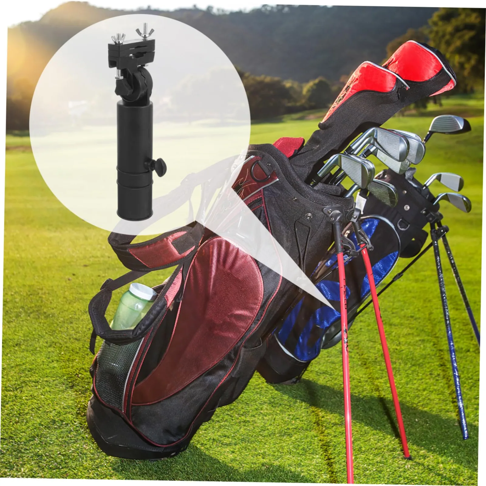 WHAMVOX Adjustable Golf Cart Umbrella Holder image 2