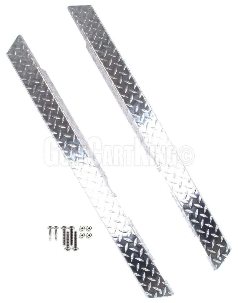 E-Z-GO TXT Rocker Panels Polished Aluminum EZTXTROCK