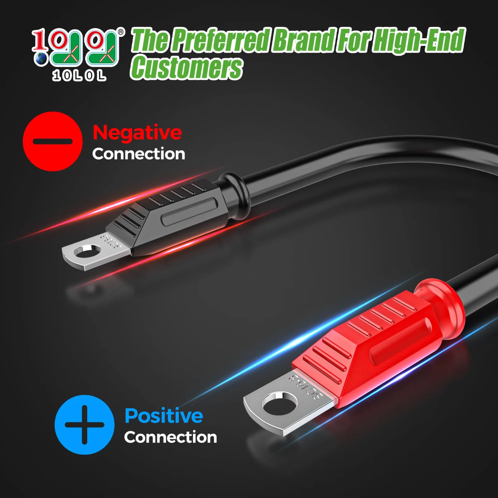 10L0L 4 AWG Battery Cables for EZGO TXT 36V/48V image 2