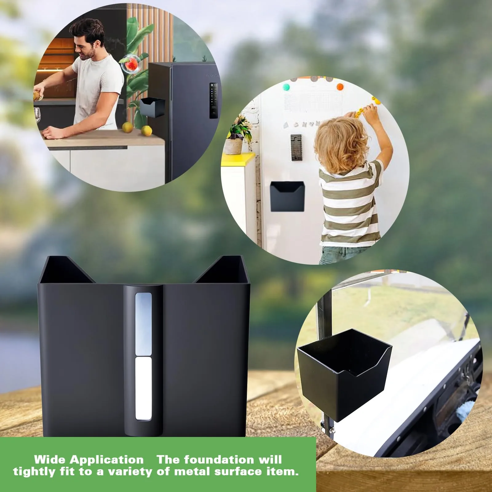 Shu-Ran MCH-B Magnetic Golf Cart Cup Holder Organizer image 4