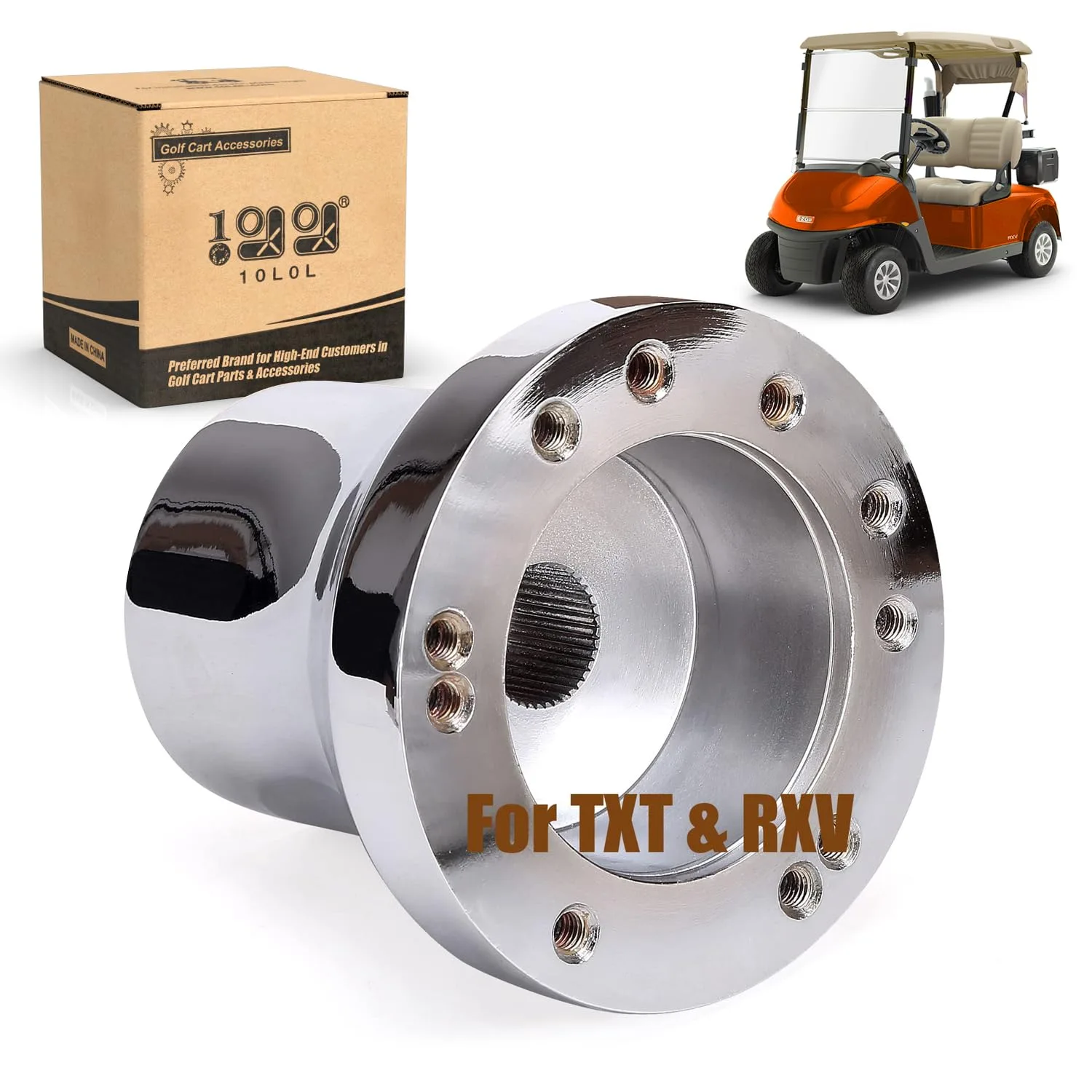 10L0L ET6P001 E-Z-GO TXT/RXV Steering Wheel Adapter