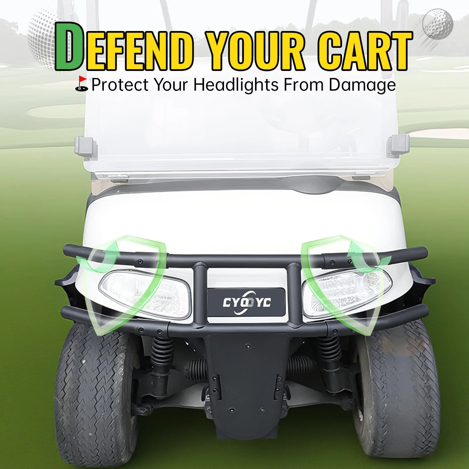 CYOOYC CY-0042 Front Brush Guard for E-Z-GO RXV image 3