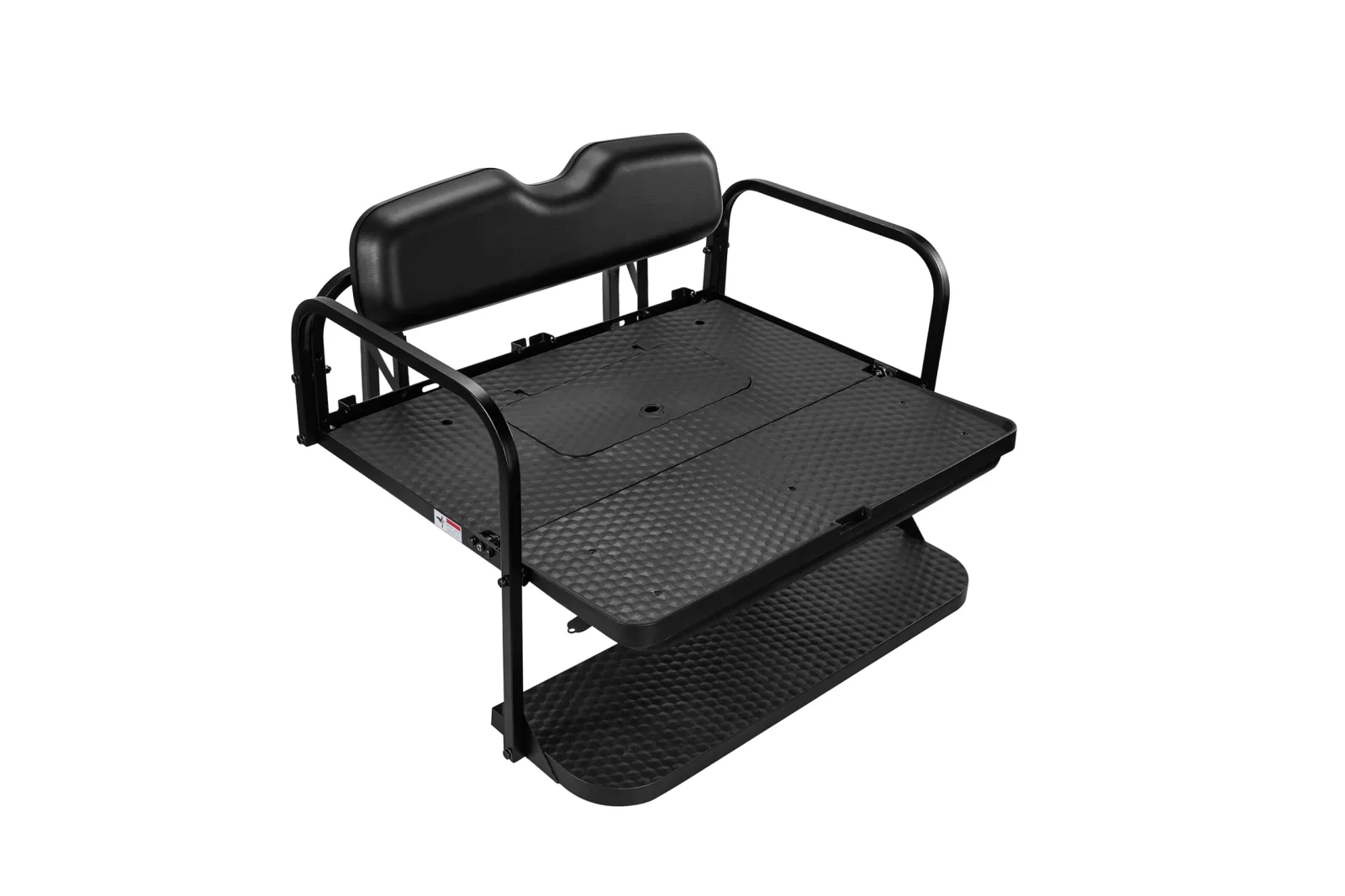E-Z-GO RXV Rear Flip Seat Kit with Black Cushions image 2