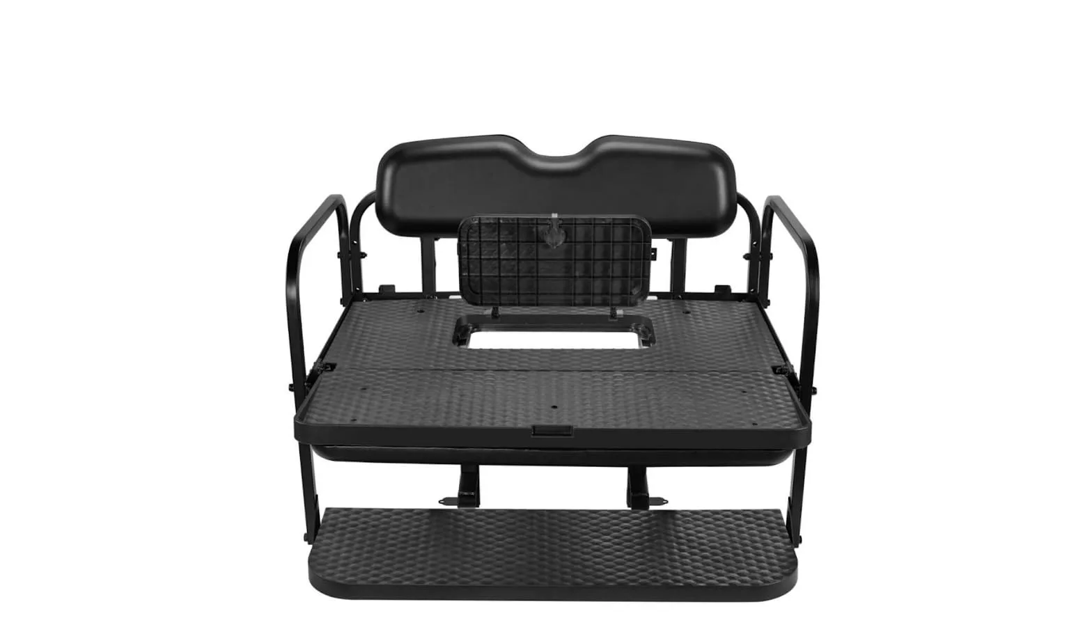 E-Z-GO RXV Rear Flip Seat Kit with Black Cushions image 4