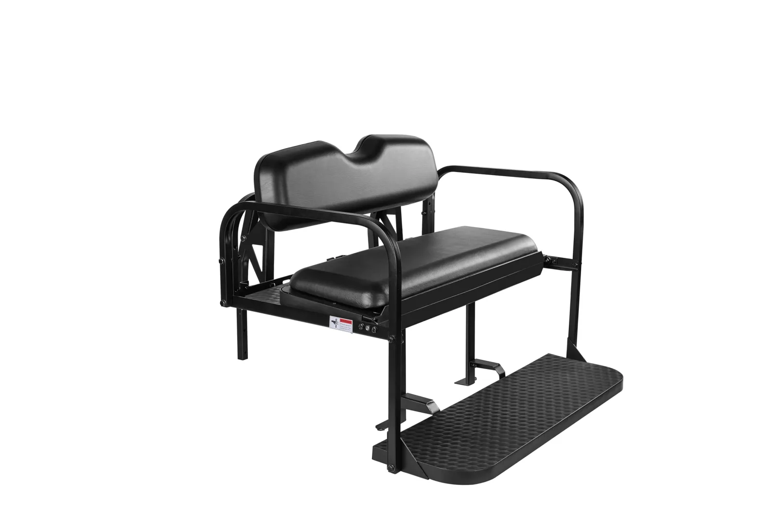 E-Z-GO RXV Rear Flip Seat Kit with Black Cushions