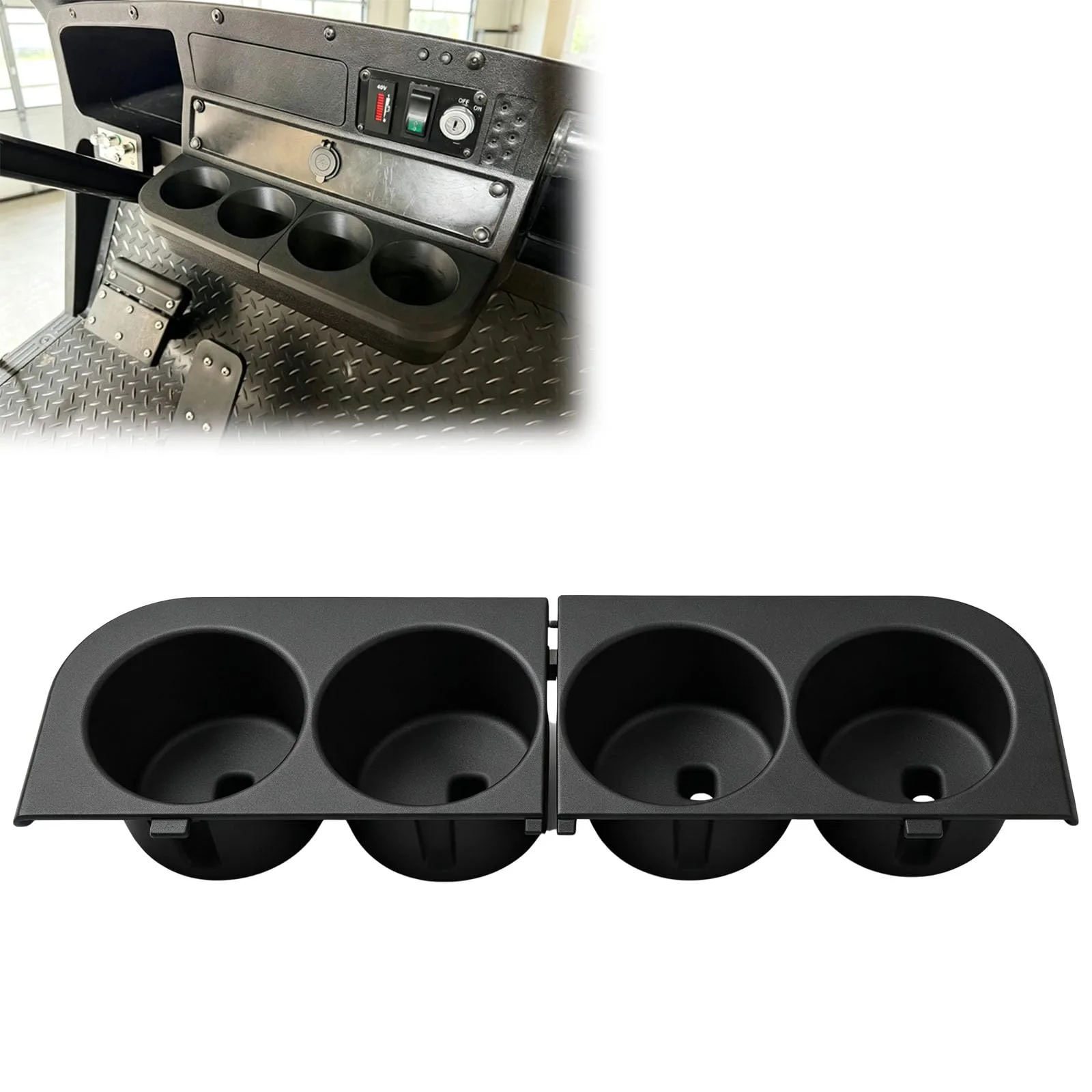jciwewjf Center Cup Holder for EZGO TXT Golf Carts