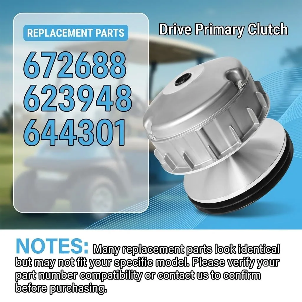 CROWDGENICE 672688 Drive Primary Clutch for Gas Golf Carts image 2