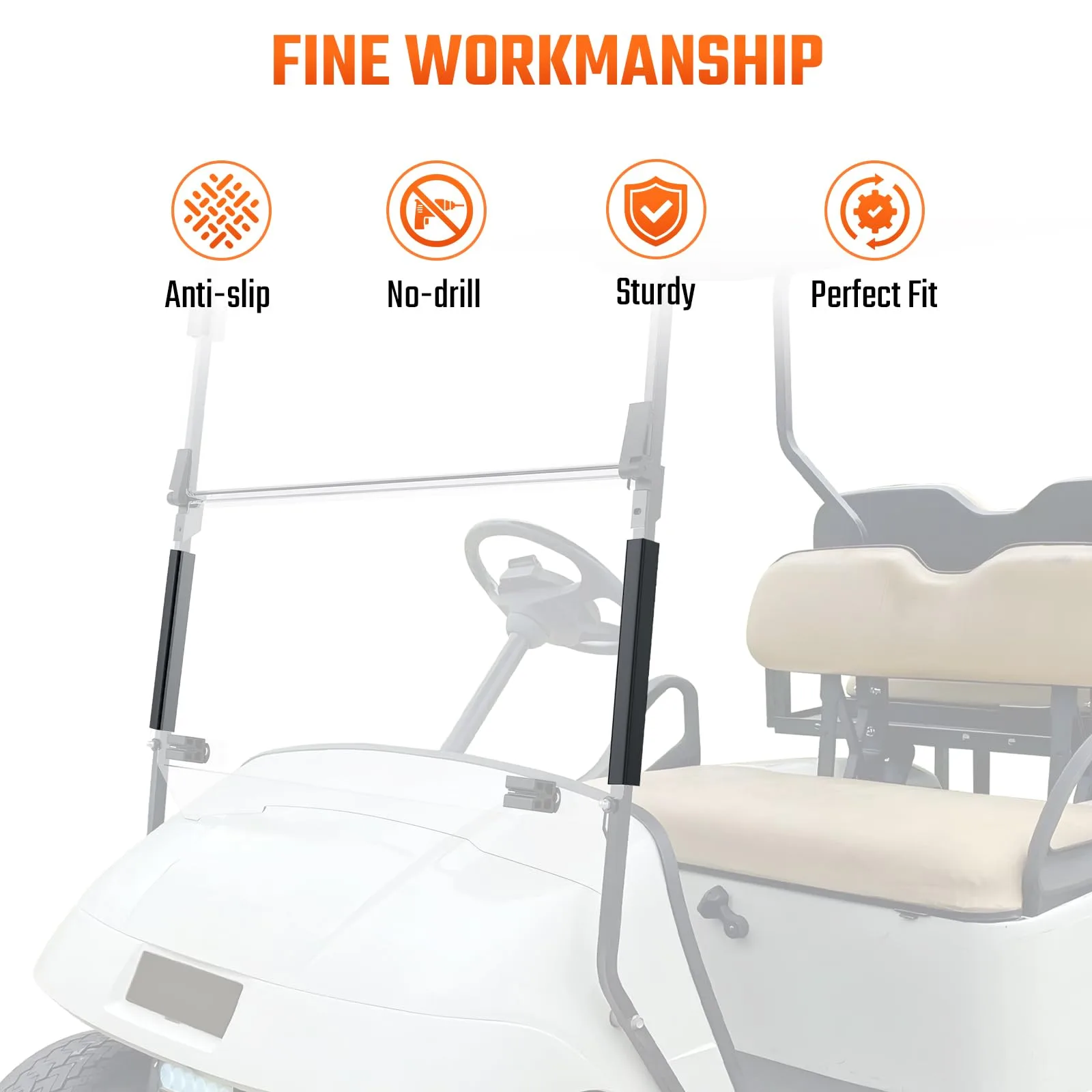 CLUBRALLY Windshield Clips for E-Z-GO TXT, DCS and PDS image 4