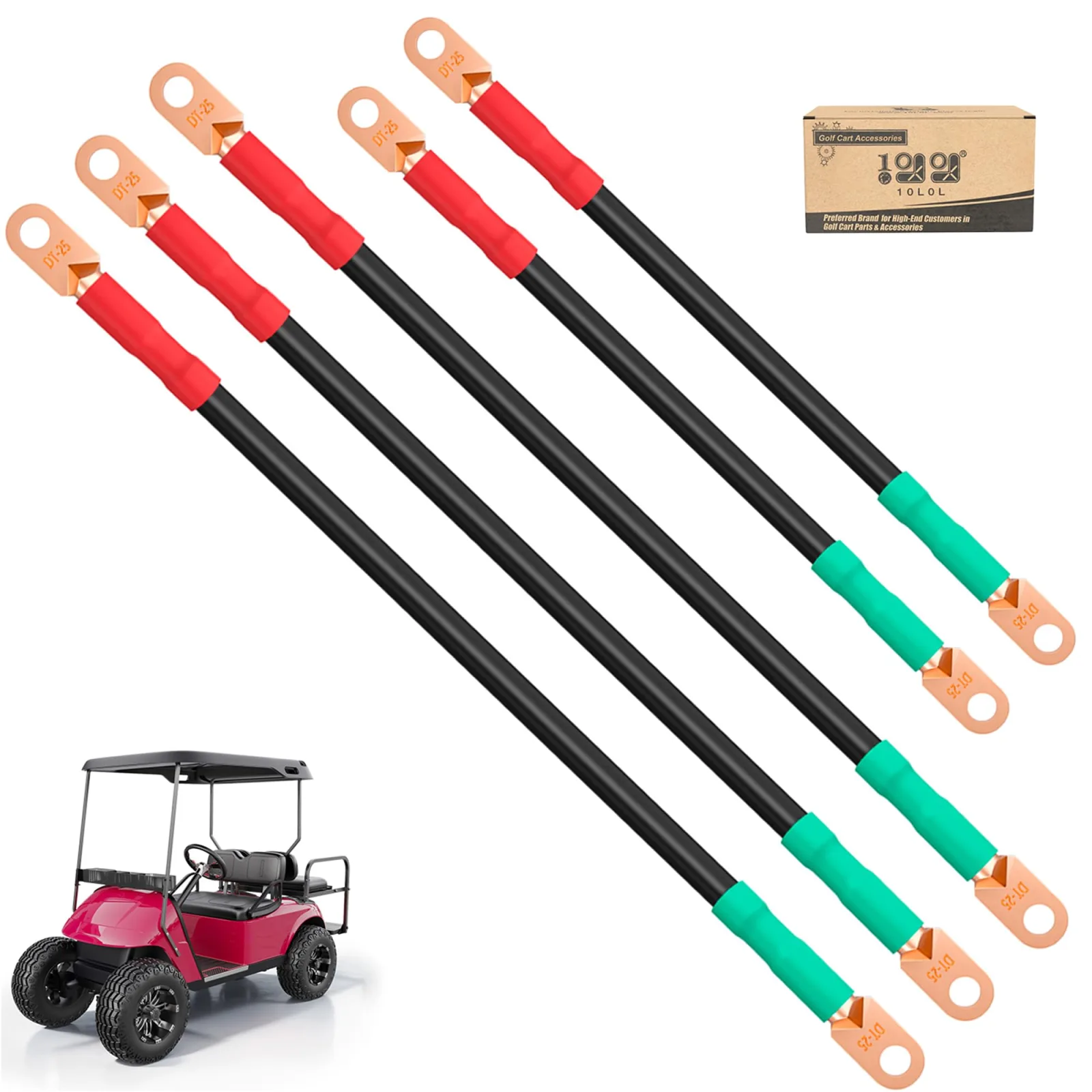 10L0L Battery Cable Set for Yamaha G19 48V Golf Cart