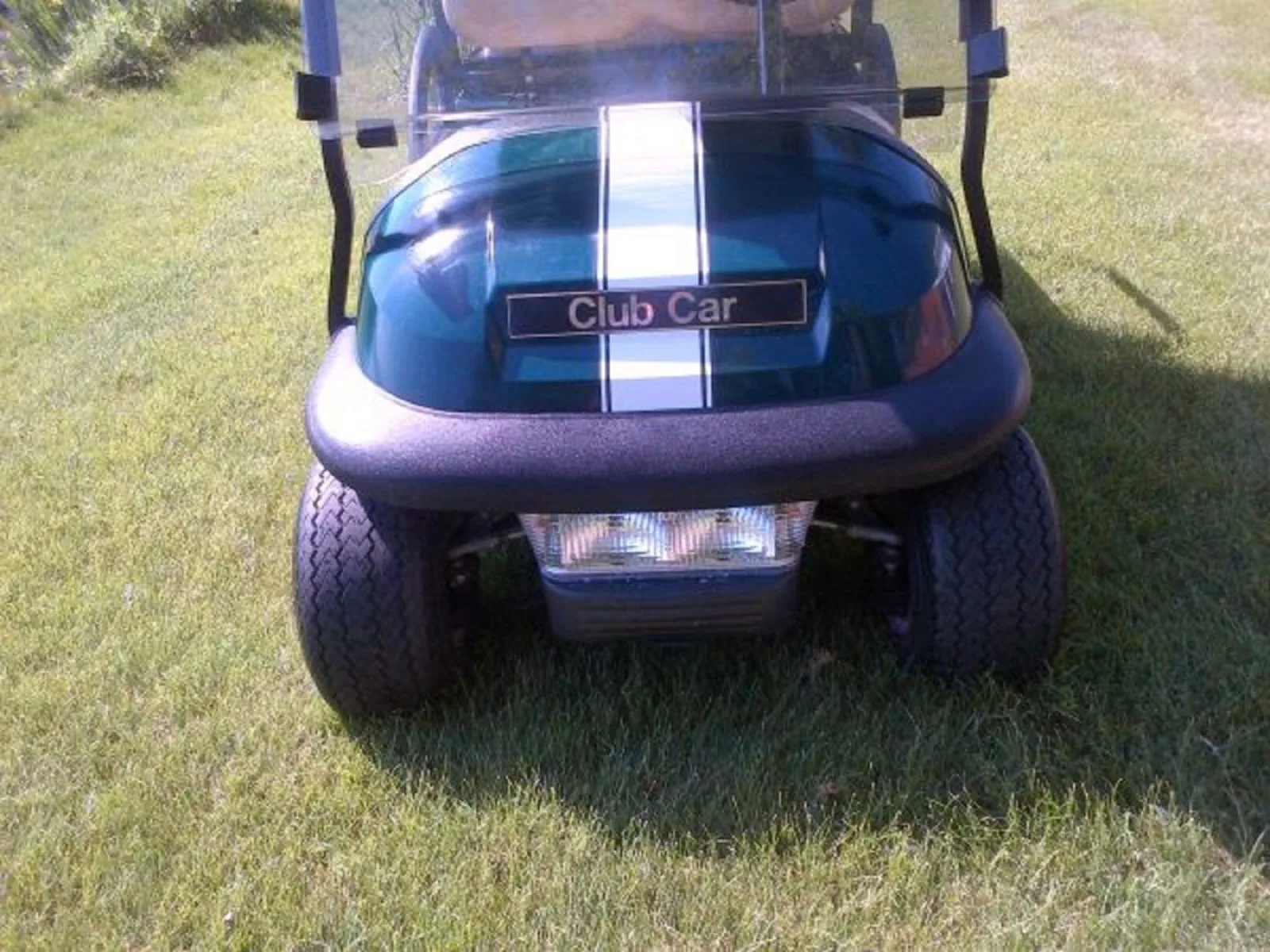 Golf Cart Hood Stripes EZ6000, Gloss Black image 2