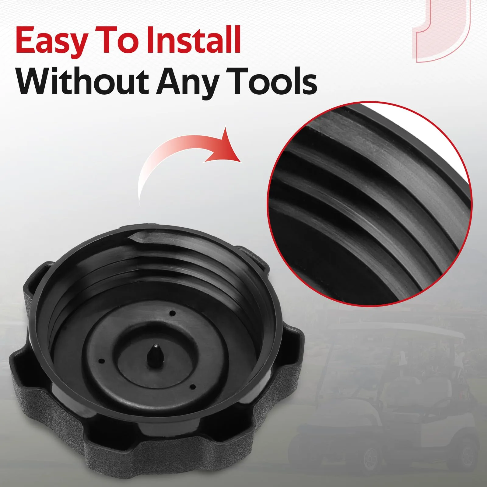 JAVIK Gas Cap for Club Car DS and E-Z-GO TXT image 3