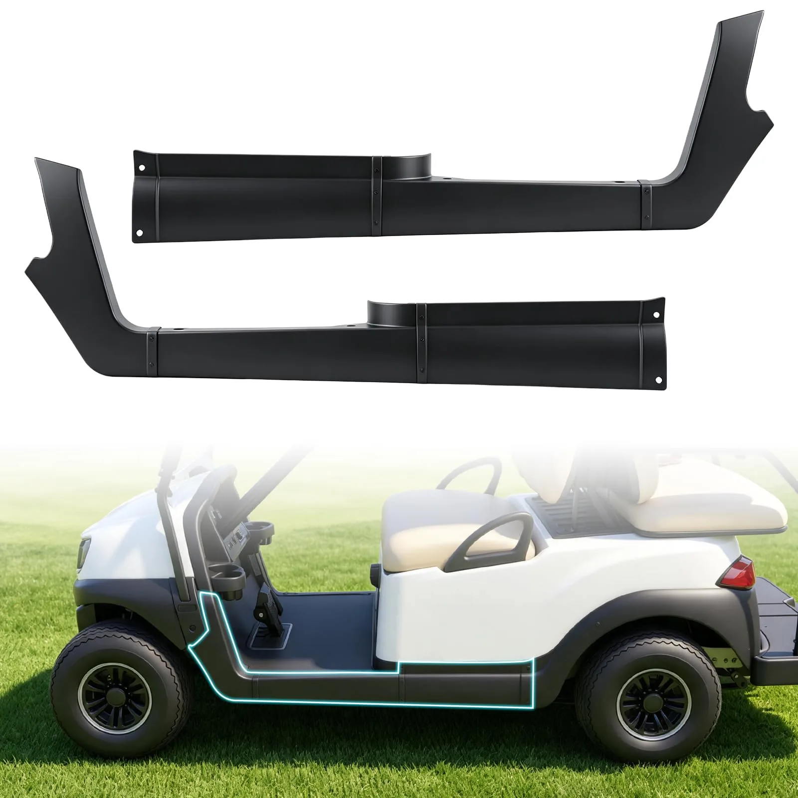 Dacalo Floor Mat Retainer Kit for Club Car Golf Carts