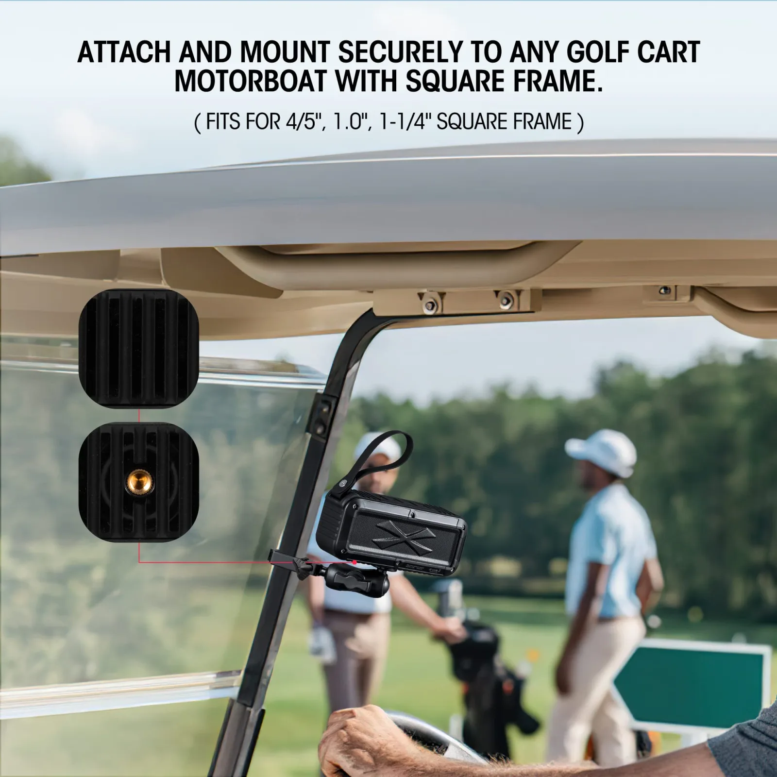 Roykaw BT201 Golf Cart Bluetooth Speaker with Mount image 2