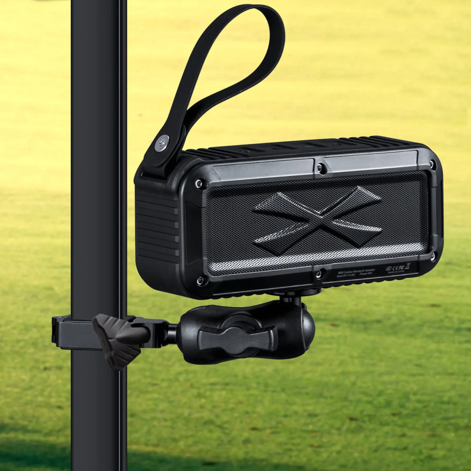 Roykaw BT201 Golf Cart Bluetooth Speaker with Mount