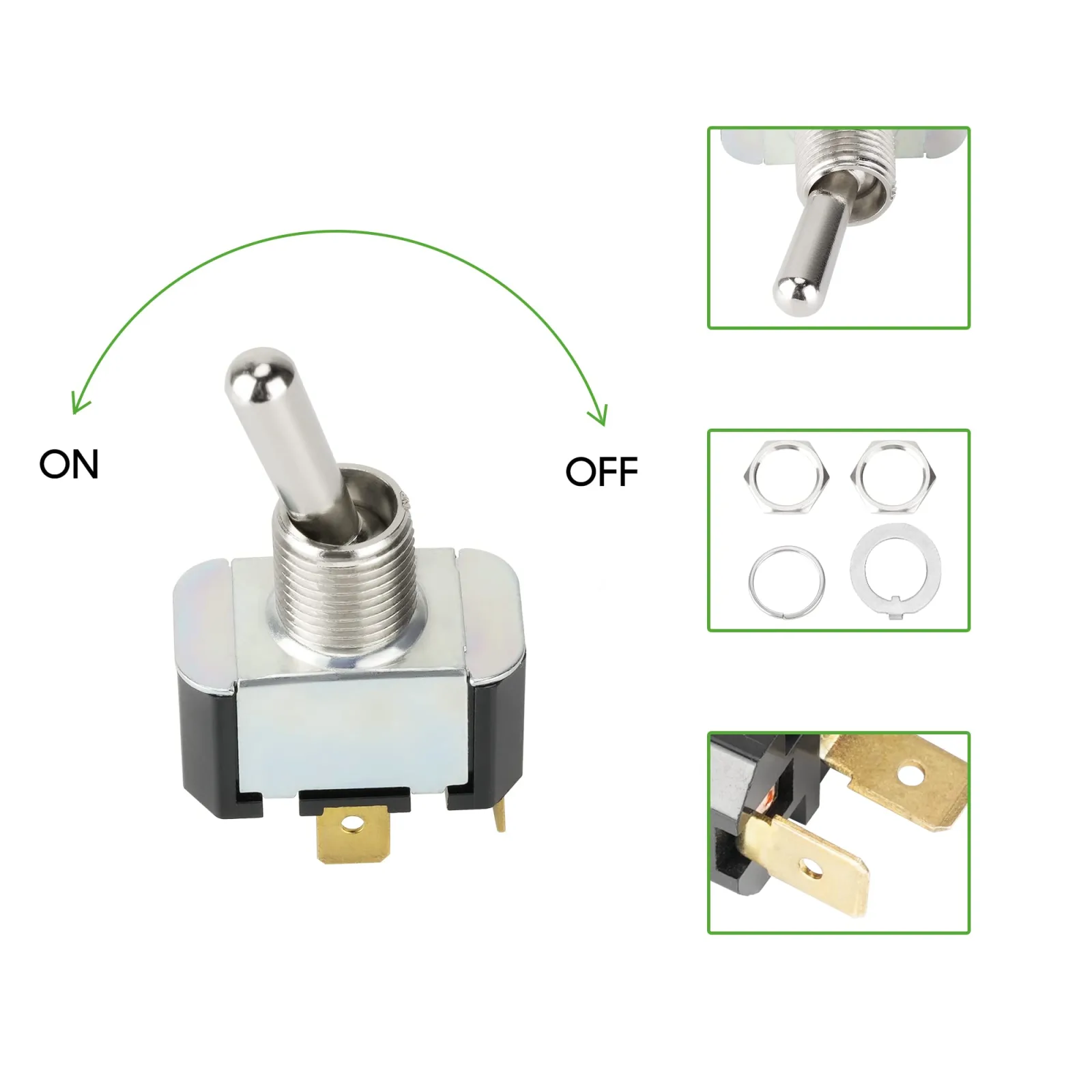 10L0L Yamaha G19 G22 G29 Tow/Run Toggle Switch image 2