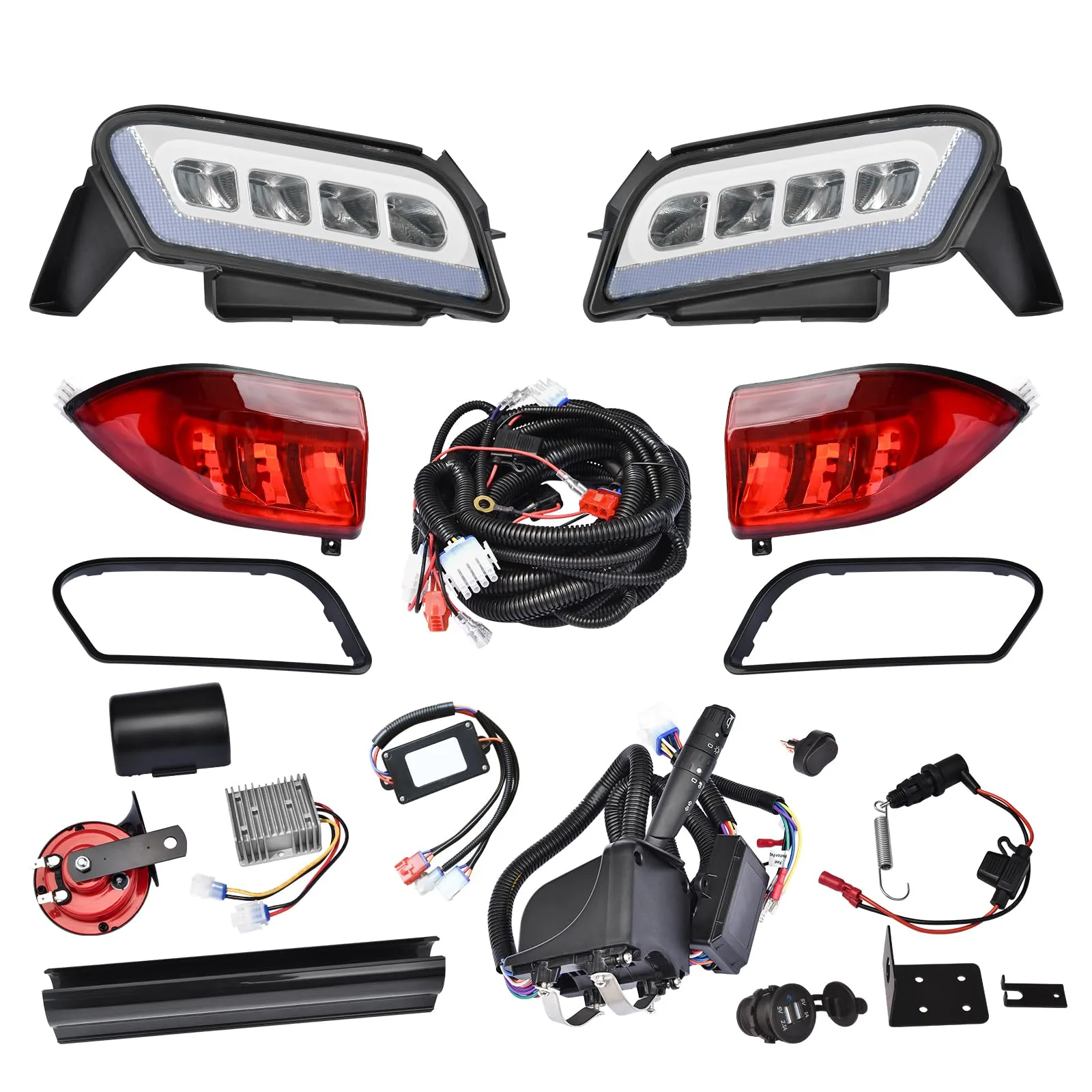 Shu-Ran RGB Light Kit for Club Car Tempo — Head & Tail Lights