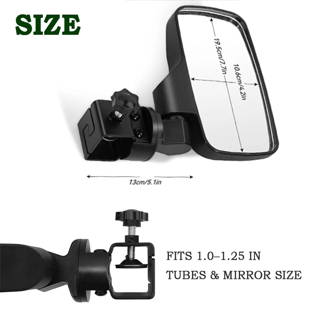 GHXYHTH Rear View Mirror for Cushman Hauler Pro 2003-2026 image 3