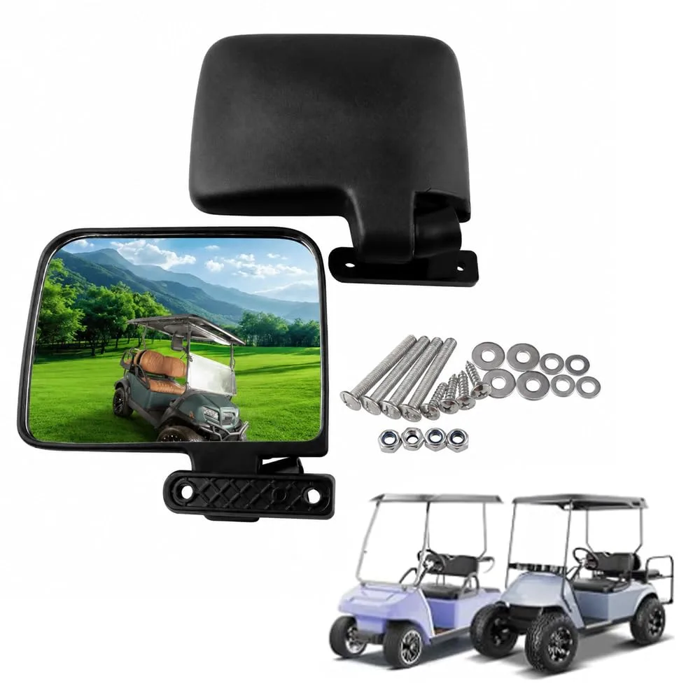 QJFHSNUUPS Side Mirrors for GEM e4 Golf Carts 1998–2026