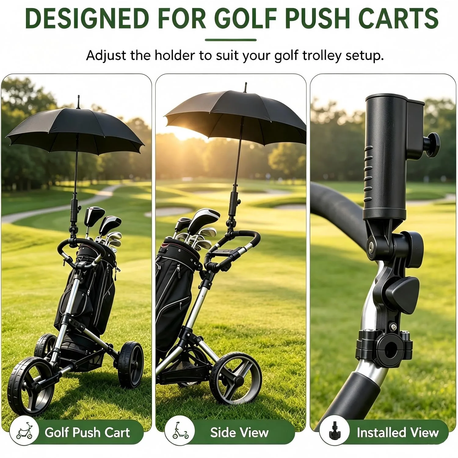 yunyouxuan Umbrella Holder for Bag Boy Nitron Hybrid image 2