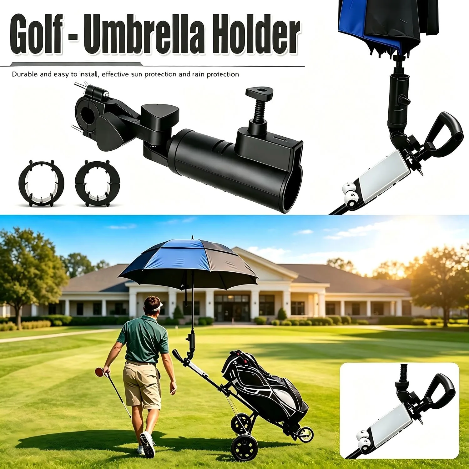 yunyouxuan Umbrella Holder for Bag Boy Nitron Hybrid image 3