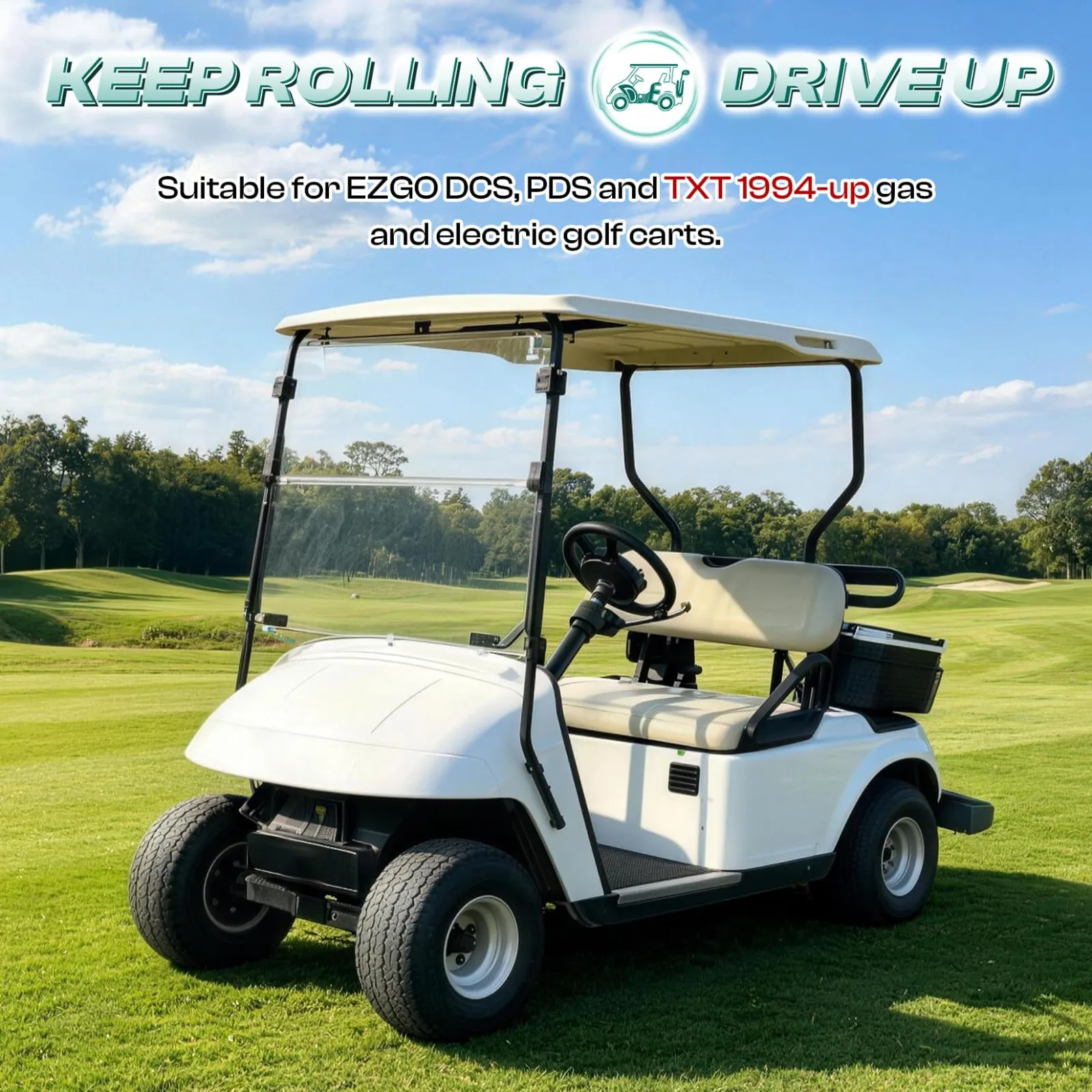 DRIVE UP E-Z-GO Pedal Pad Cover Set 70274-G01 image 2