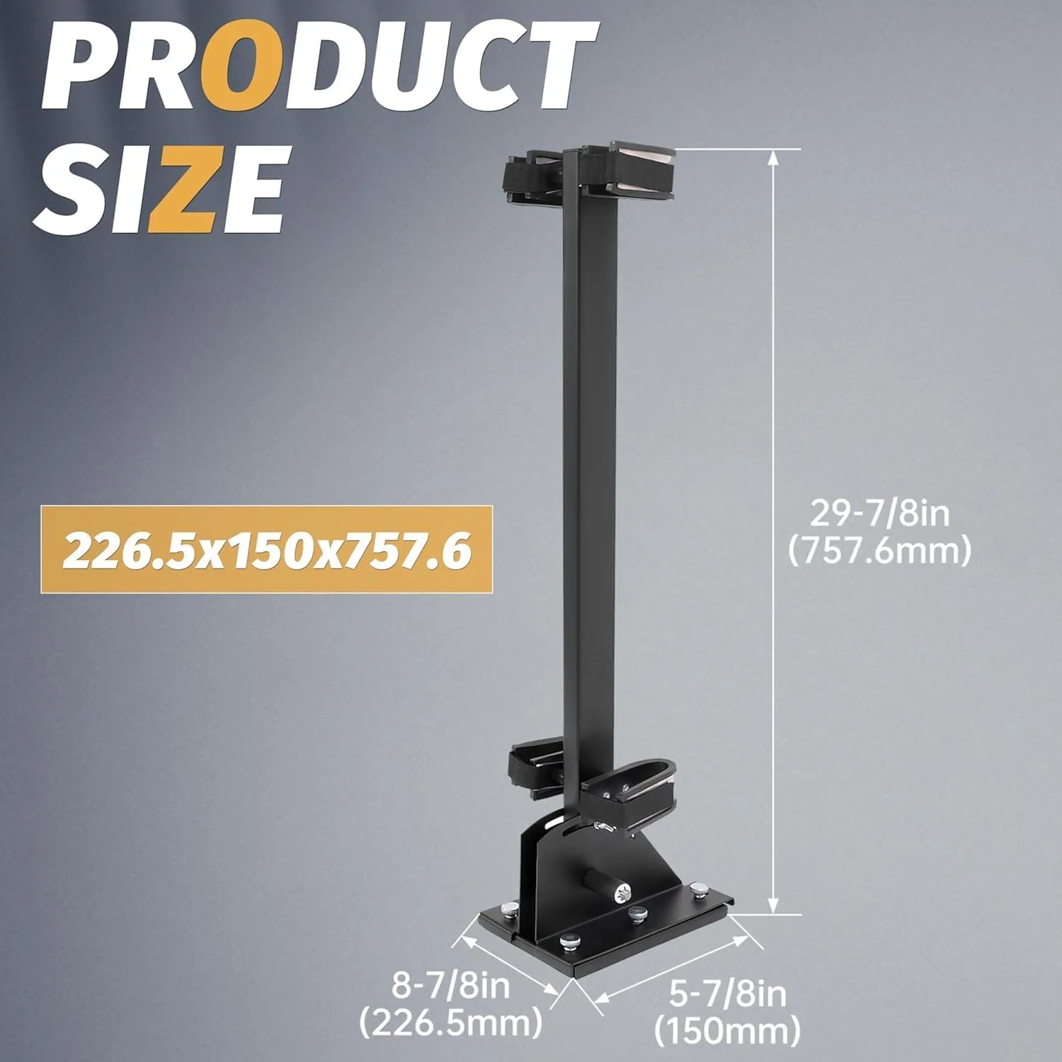 KUAFU BL5244 Adjustable Golf Cart Gun Rack image 2