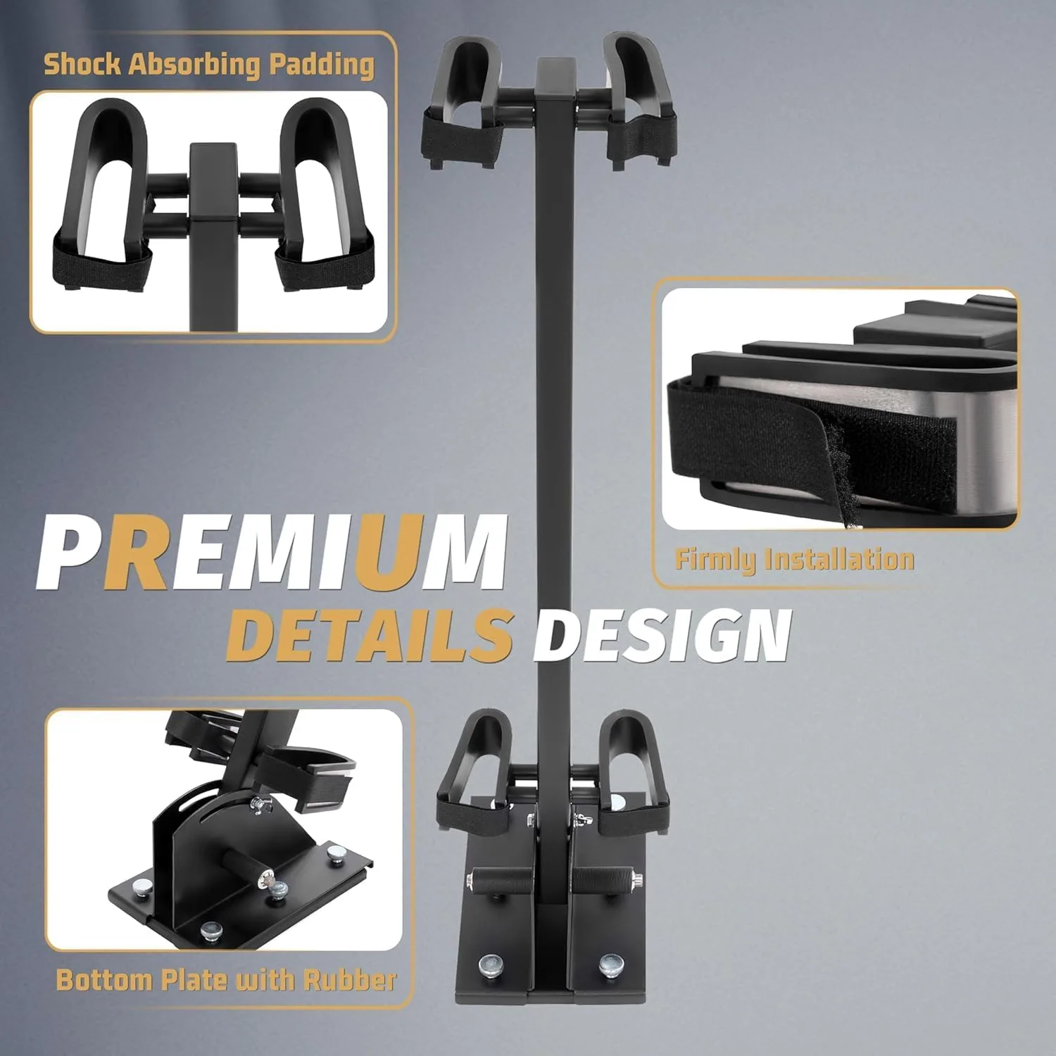 KUAFU BL5244 Adjustable Golf Cart Gun Rack image 4