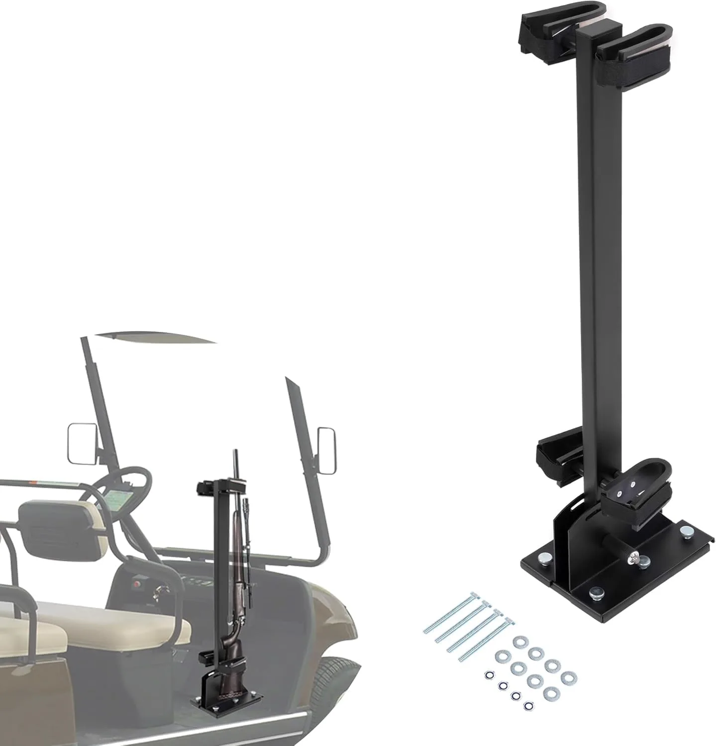 KUAFU BL5244 Adjustable Golf Cart Gun Rack
