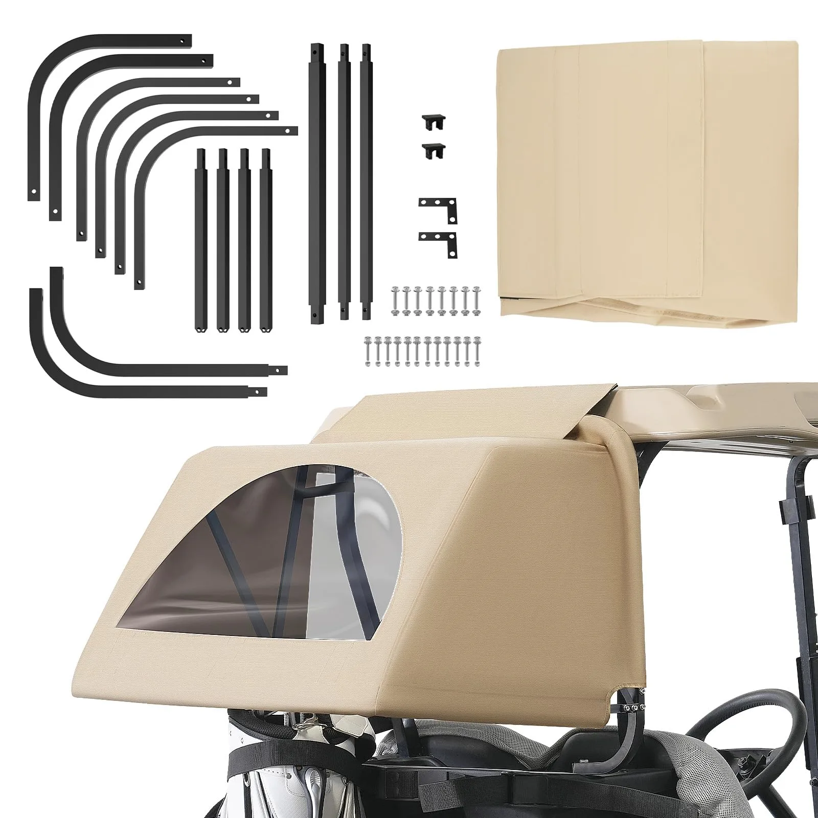 CLUBRALLY Golf Cart Rear Bag Rain Cover Kit Aix-CB-164