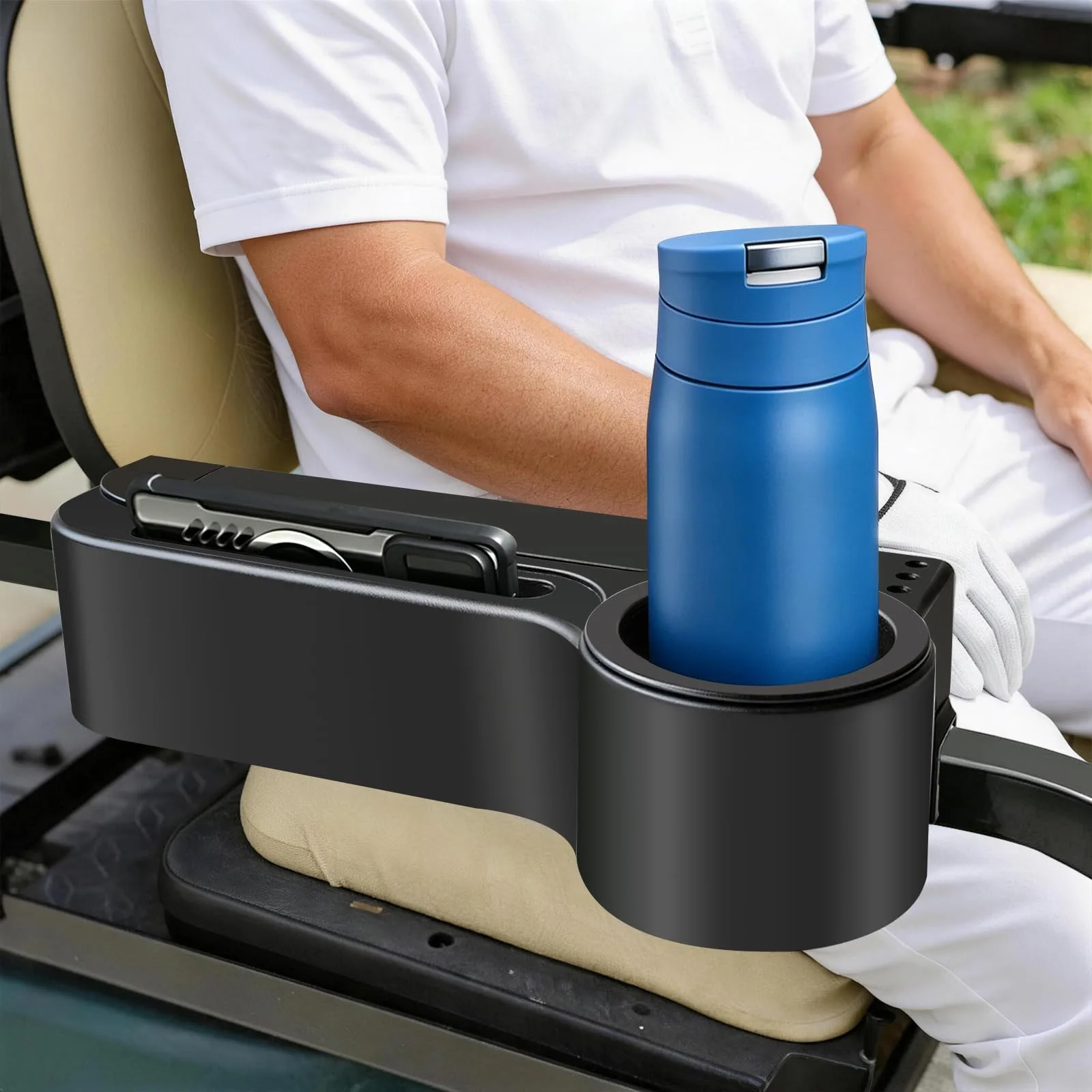 ProCartFit 5-in-1 Golf Cart Rear Seat Armrest image 4