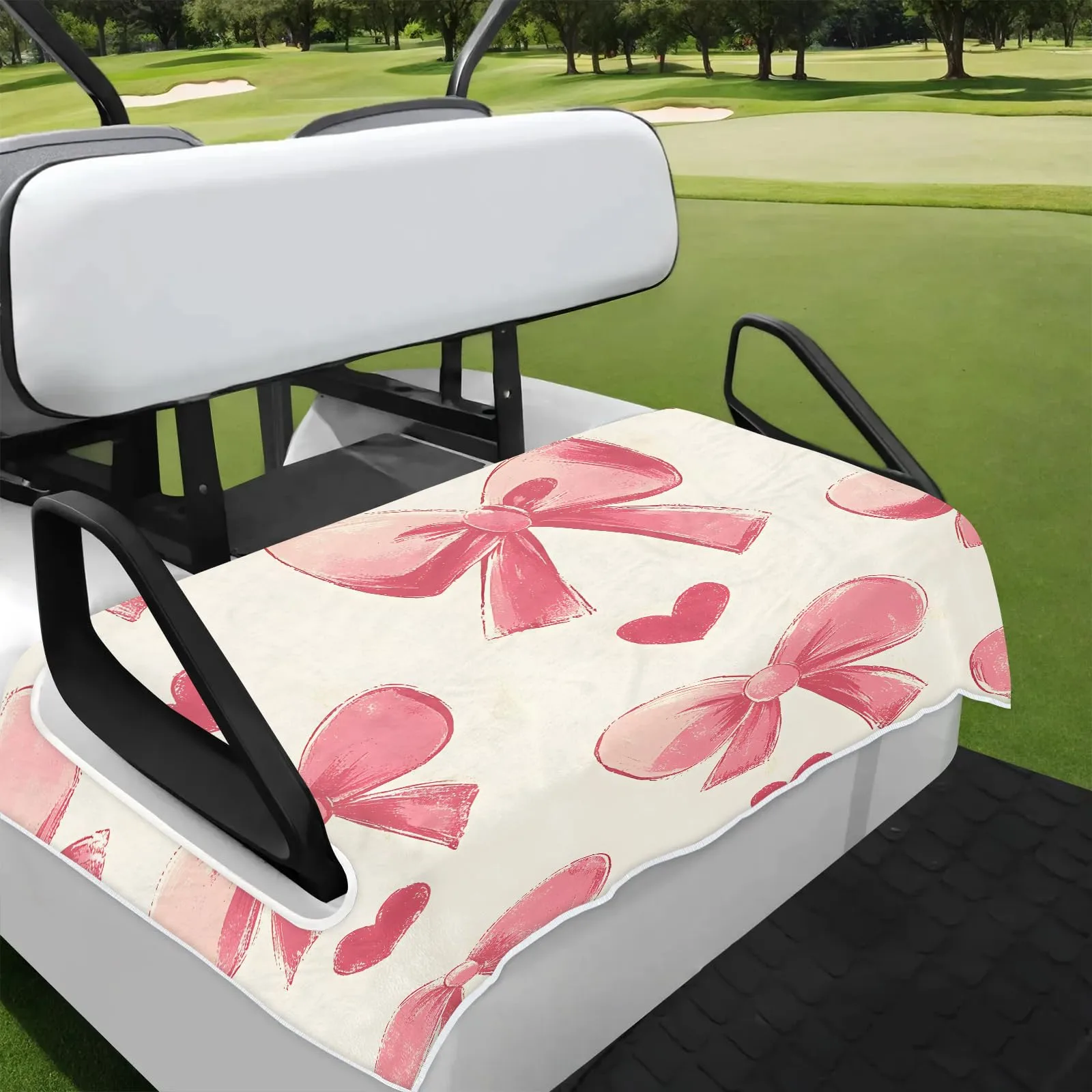 Tiveruda Golf Cart Seat Cover for Double Seats 51 x 31 in