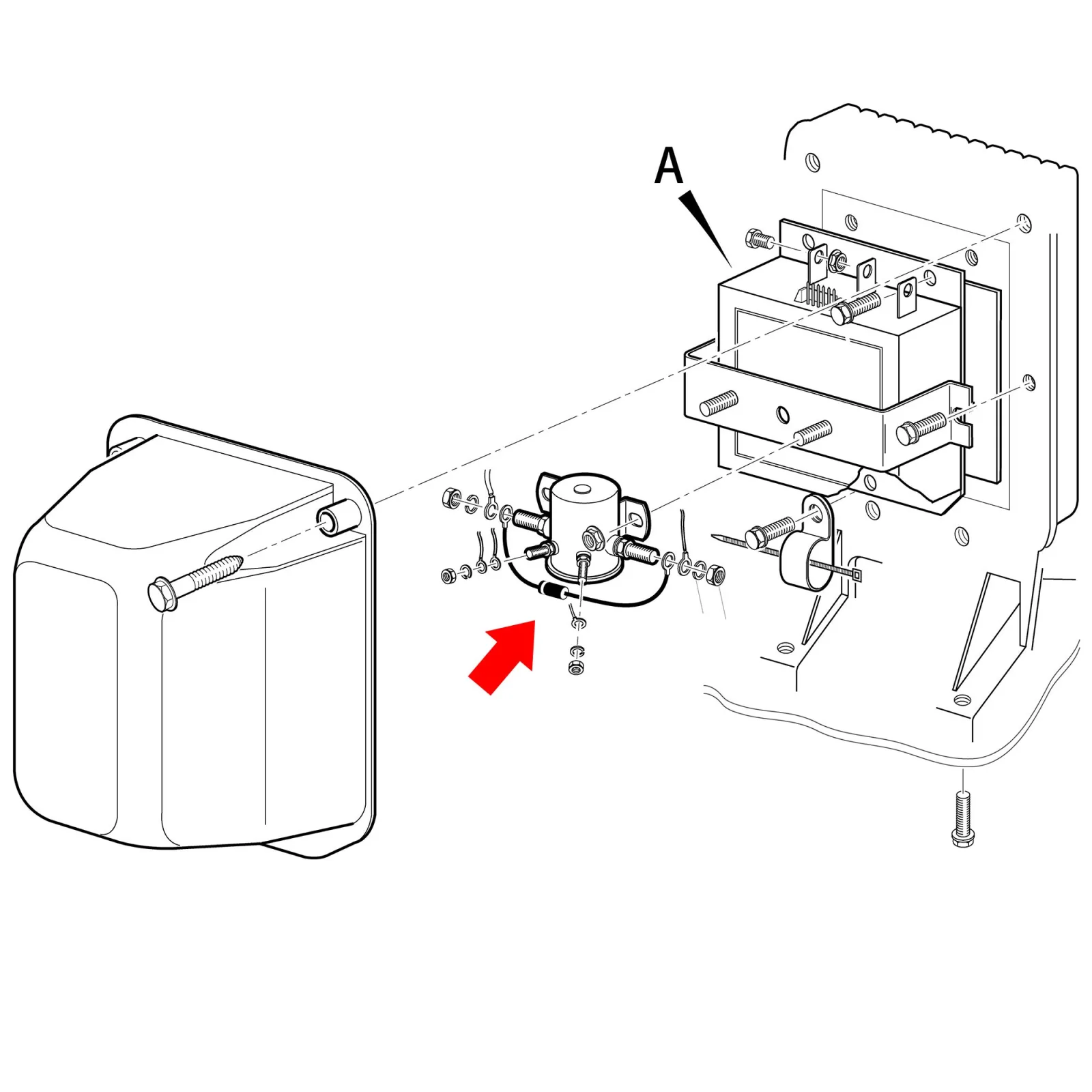 10L0L Solenoid Resistor for E-Z-GO Golf Carts image 3