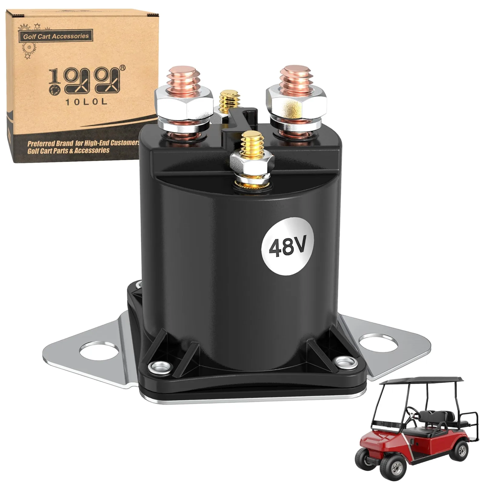 10L0L 48V Solenoid Relay for Club Car DS 1995-1997