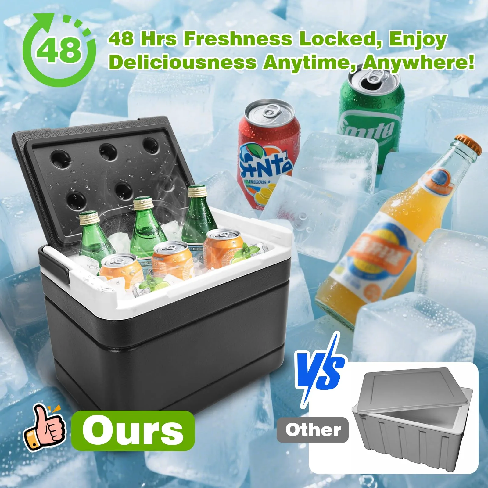 Roykaw 6L Ice Cooler for Club Car Precedent, Tempo & Onward image 3