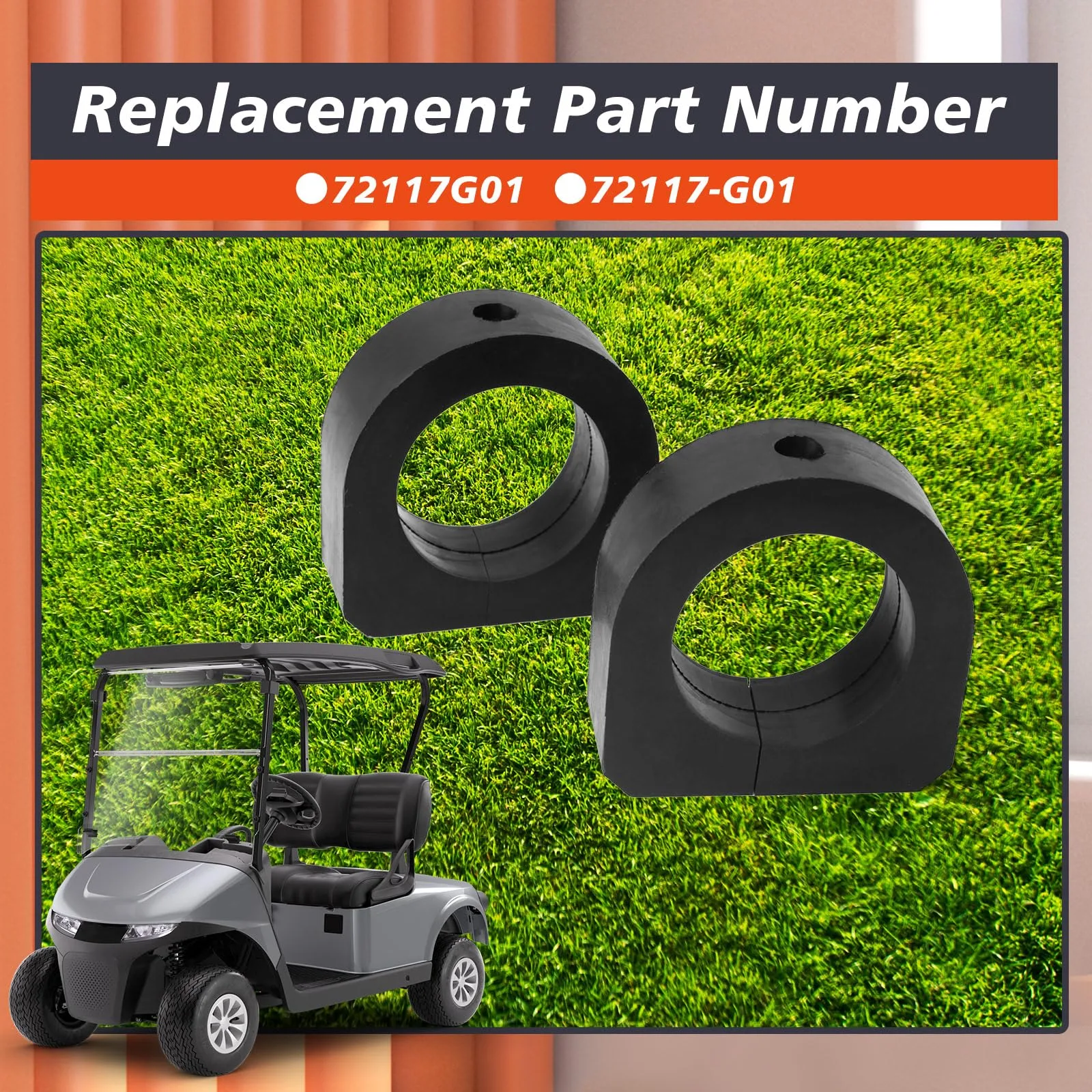 Mhrxusd 72117G01 Rear Bushing for E-Z-GO Golf Carts image 4