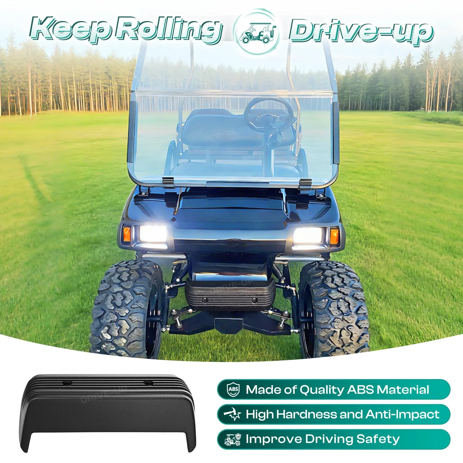 DRIVE UP Front Bumper for Club Car DS – MPN 1016868 image 2