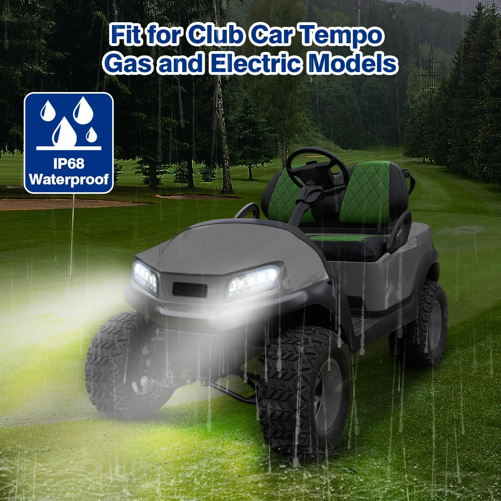WEKANI LED Light Kit for Club Car Tempo - WGN-TP-JC image 4