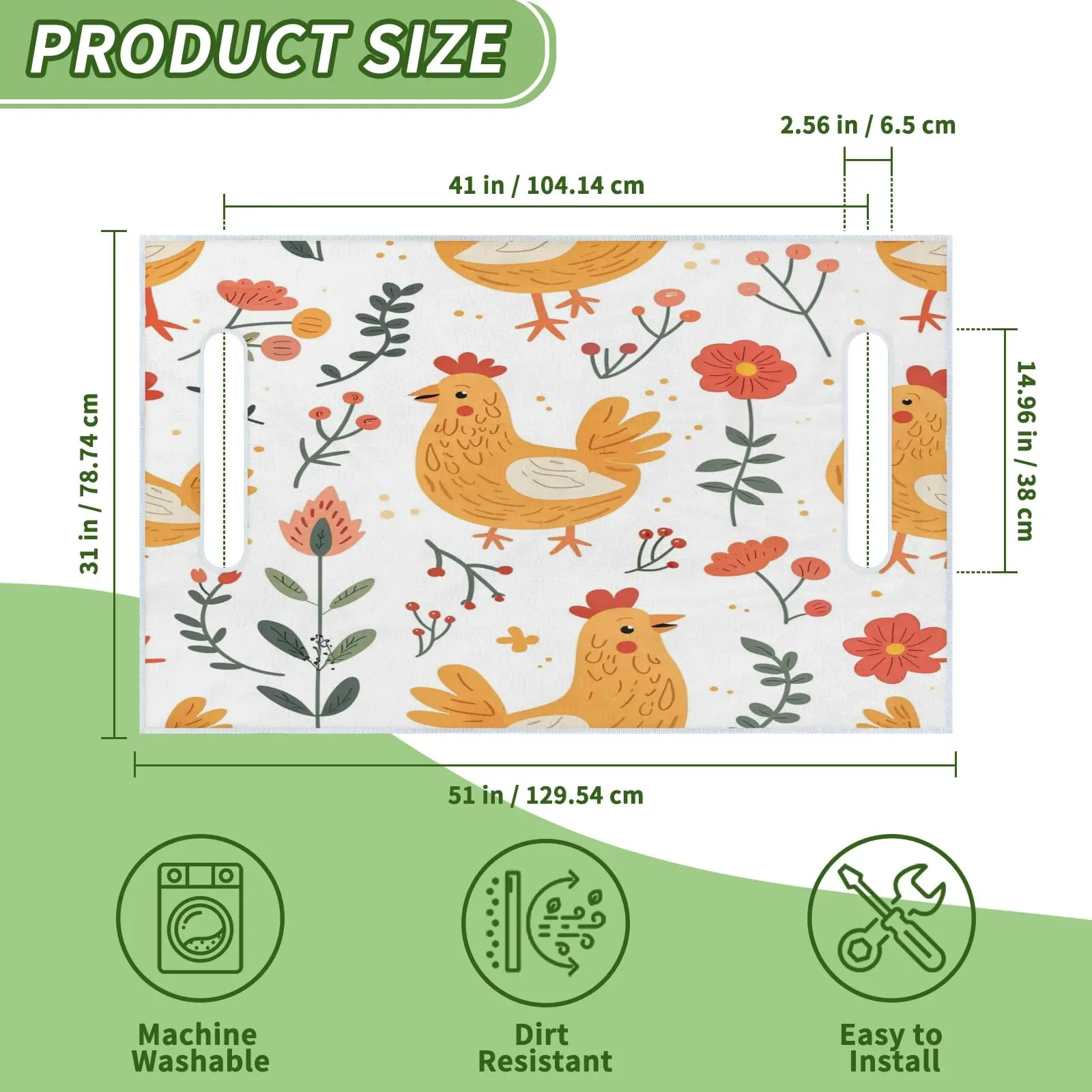 Tiveruda Golf Cart Seat Cover for Double Seats 51 x 31 in image 2