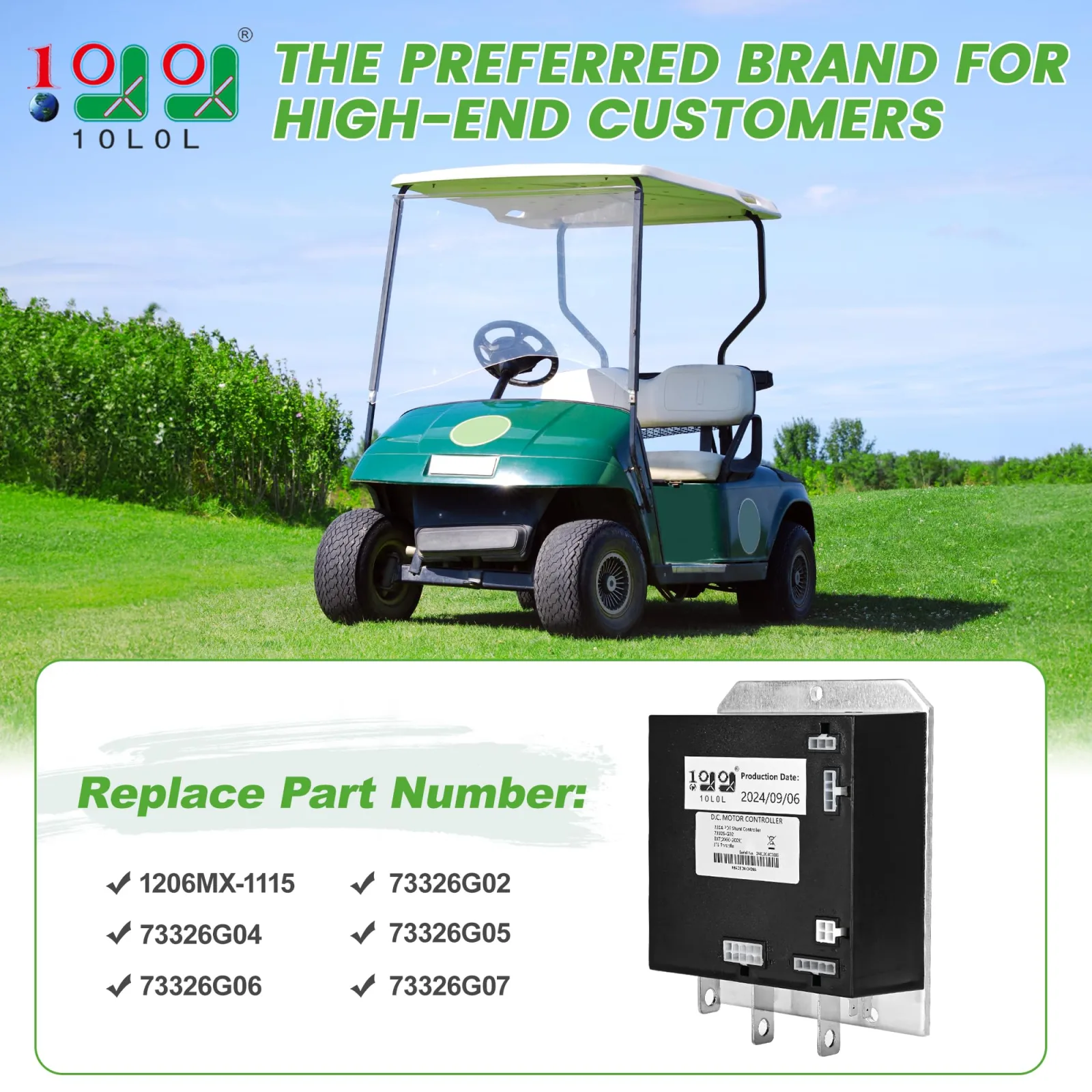 10L0L 36V/350A Controller for E-Z-GO TXT 2000-2009 image 2