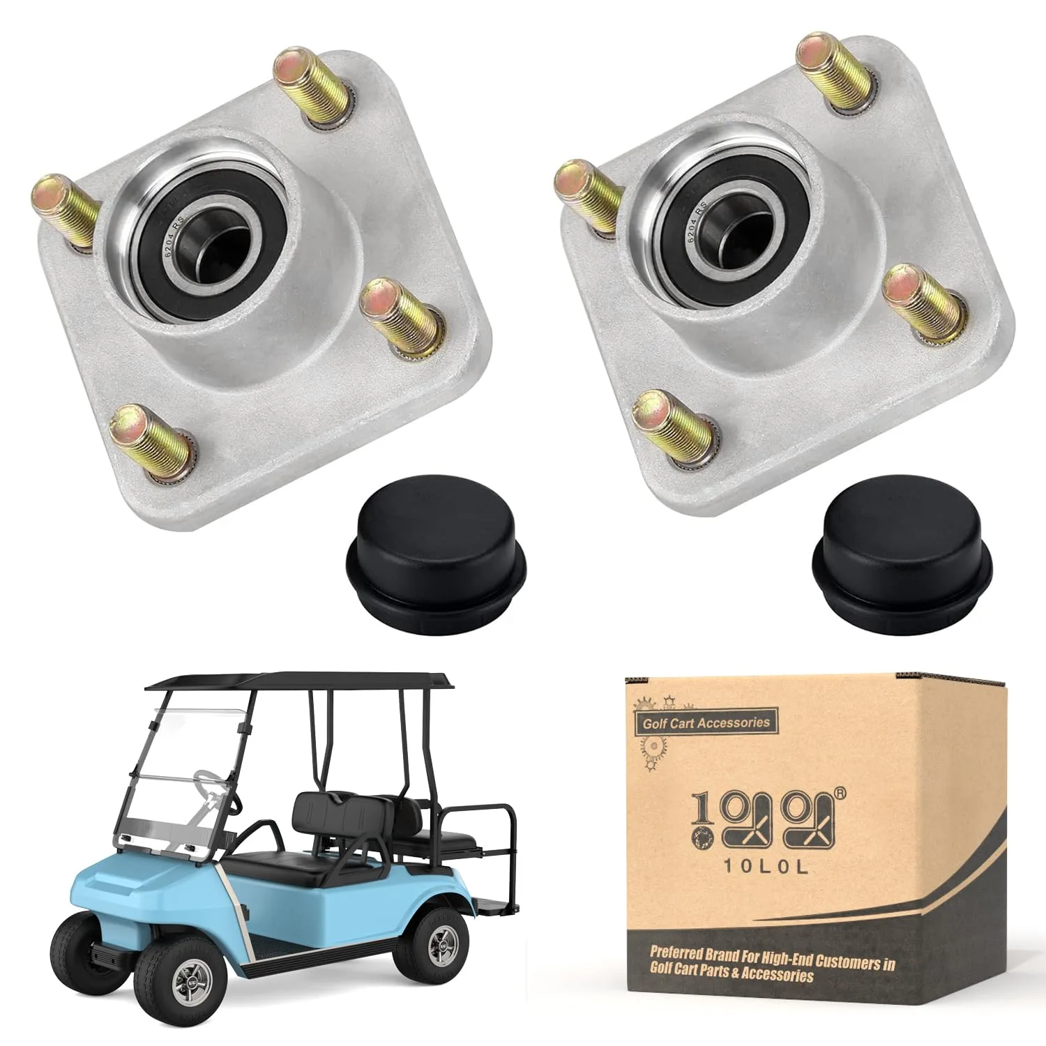10L0L Front Wheel Hub Assembly for Club Car DS & Precedent