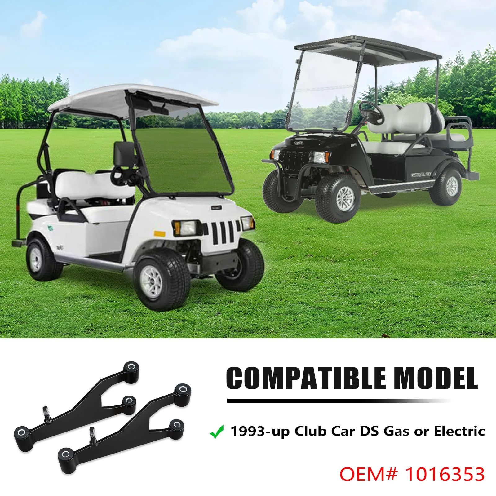 Shu-Ran Delta A-Plate for Club Car DS 1993+ image 4