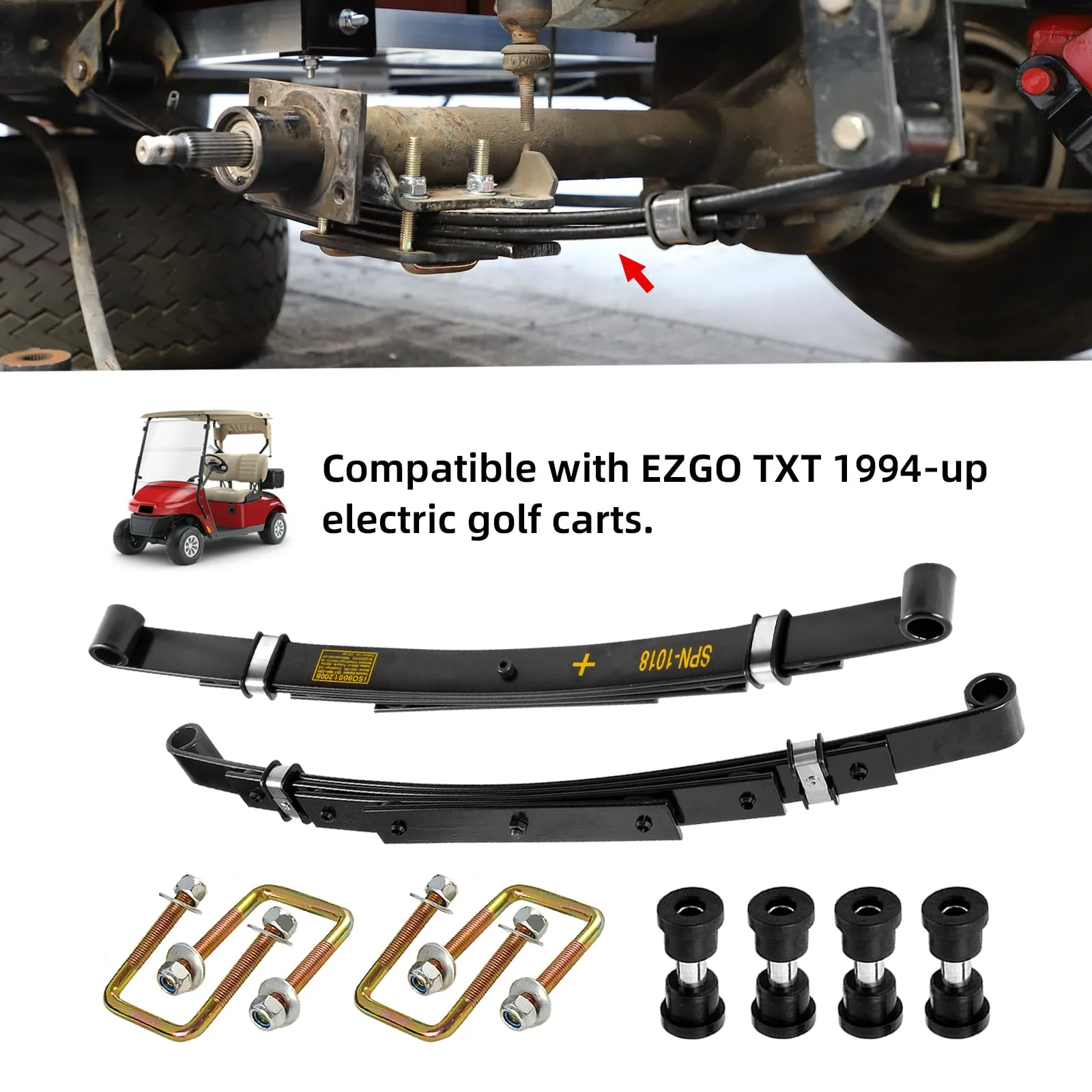 AIPSET AP0020 E-Z-GO TXT Rear Leaf Spring Kit image 2