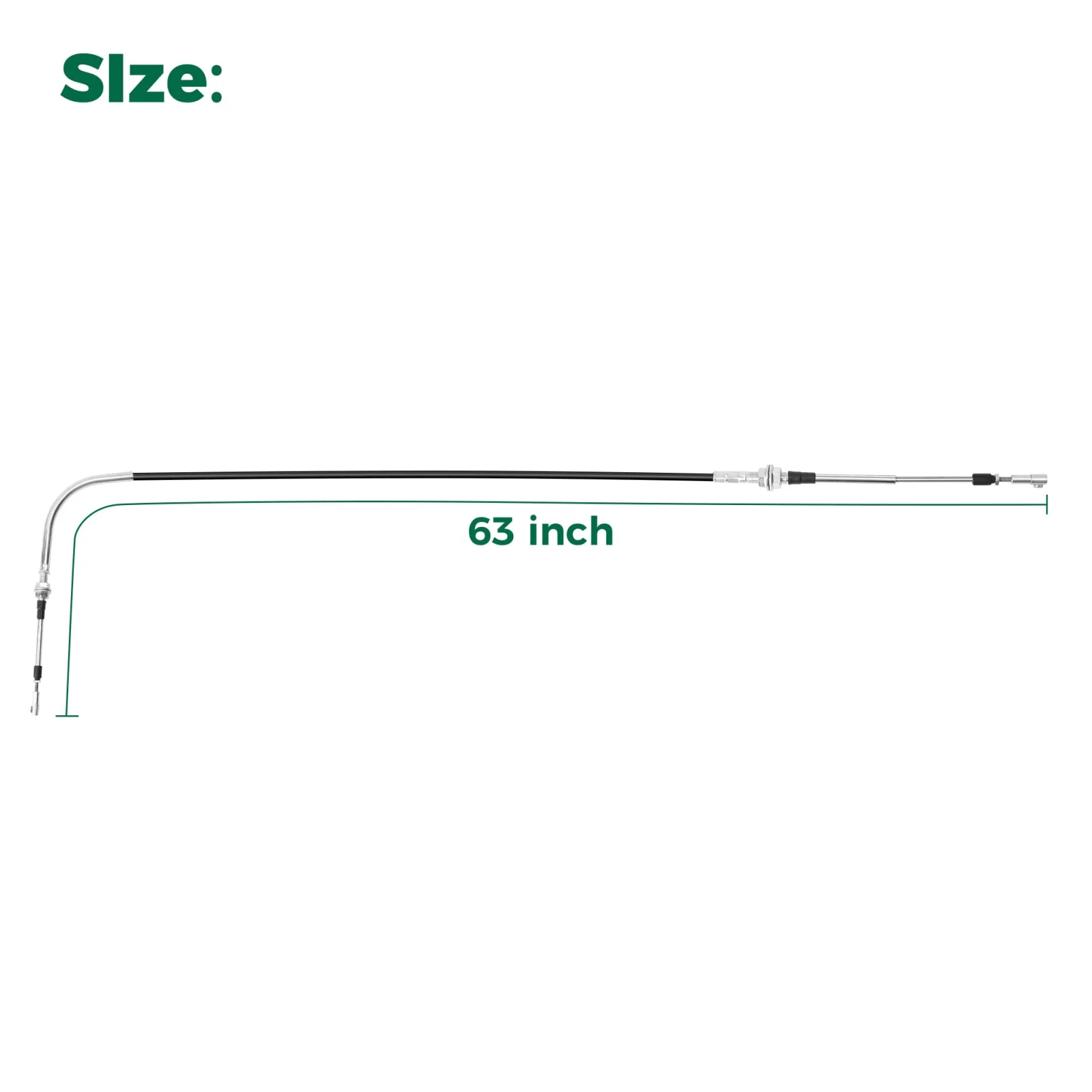 10L0L Forward/Reverse Transmission Shift Cable for Club Car DS 1984-1997 – 1013085 image 4