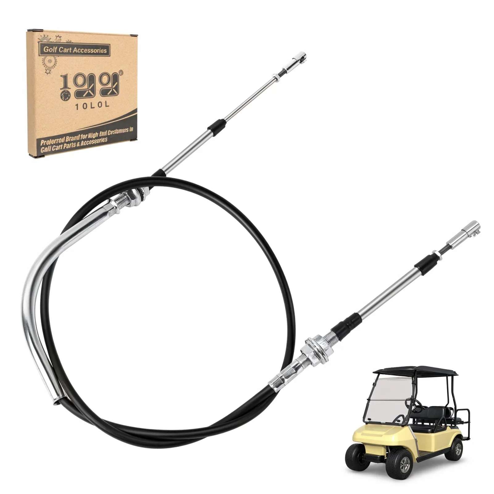 10L0L Forward/Reverse Transmission Shift Cable for Club Car DS 1984-1997 – 1013085