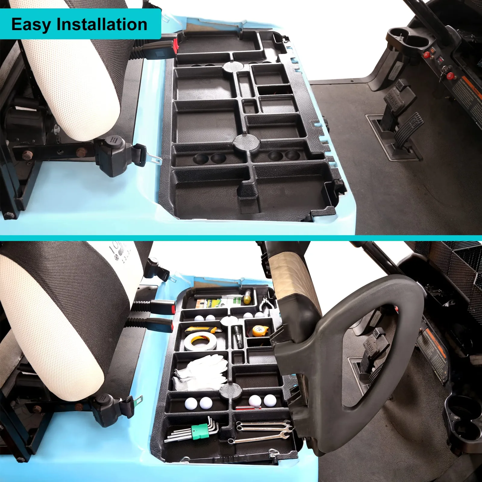 10L0L Under-Seat Storage Tray for Club Car Precedent image 3