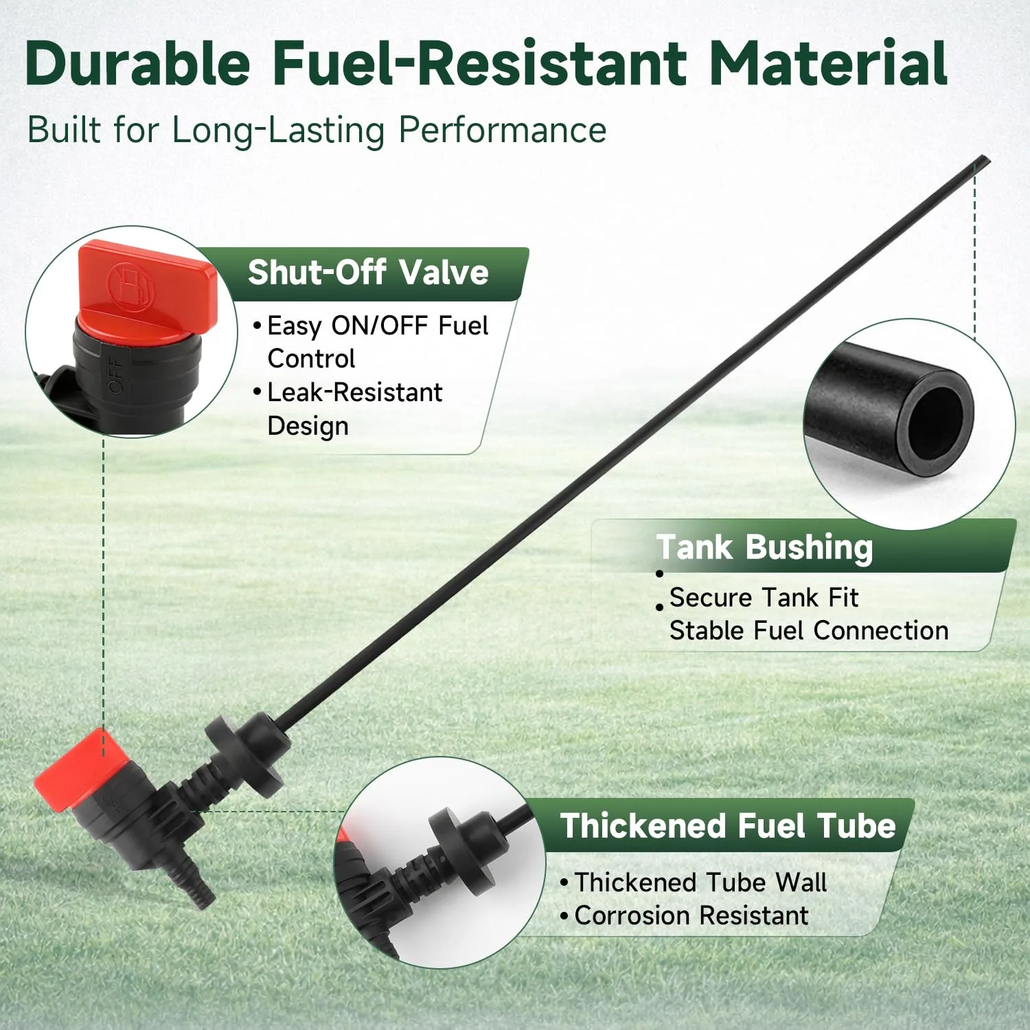 AIYOYOLIFE Fuel Pickup Tube Kit for Club Car Gas Carts image 4