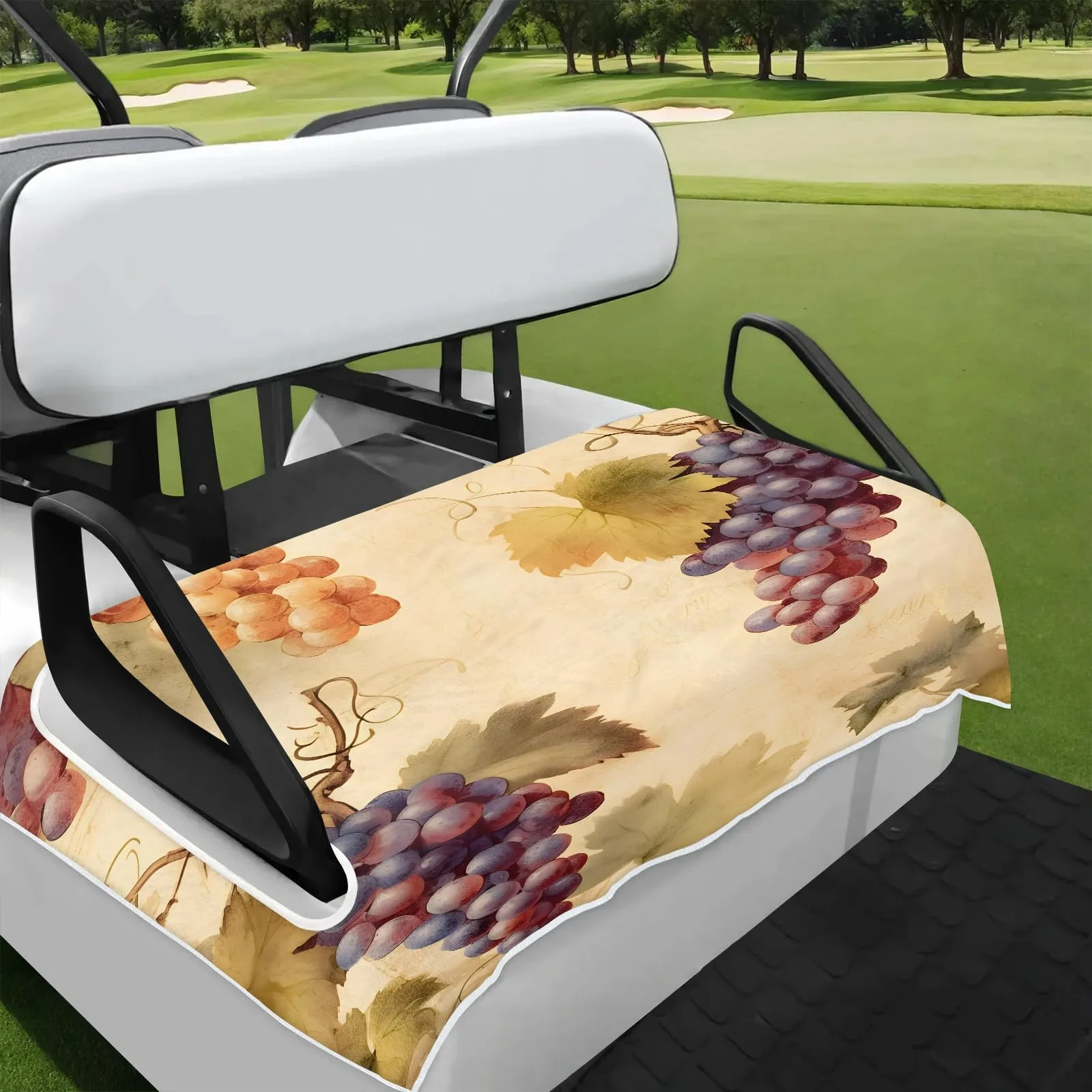 Tiveruda Golf Cart Seat Cover for Double Seats, 51 x 31 in