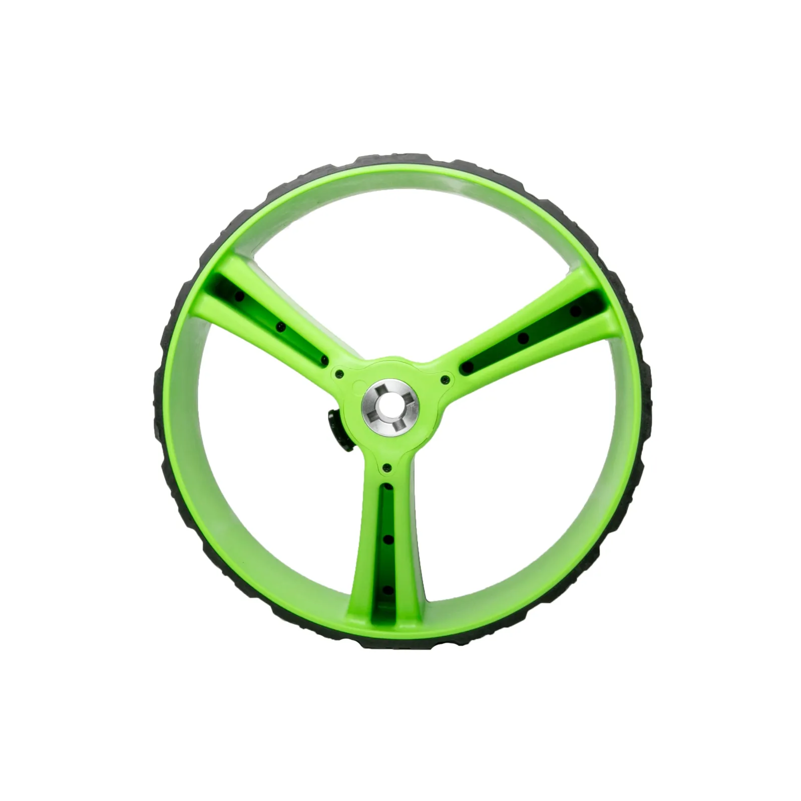 MGI Zip X5 Rear Wheel, Black-Green, 2019+ image 2