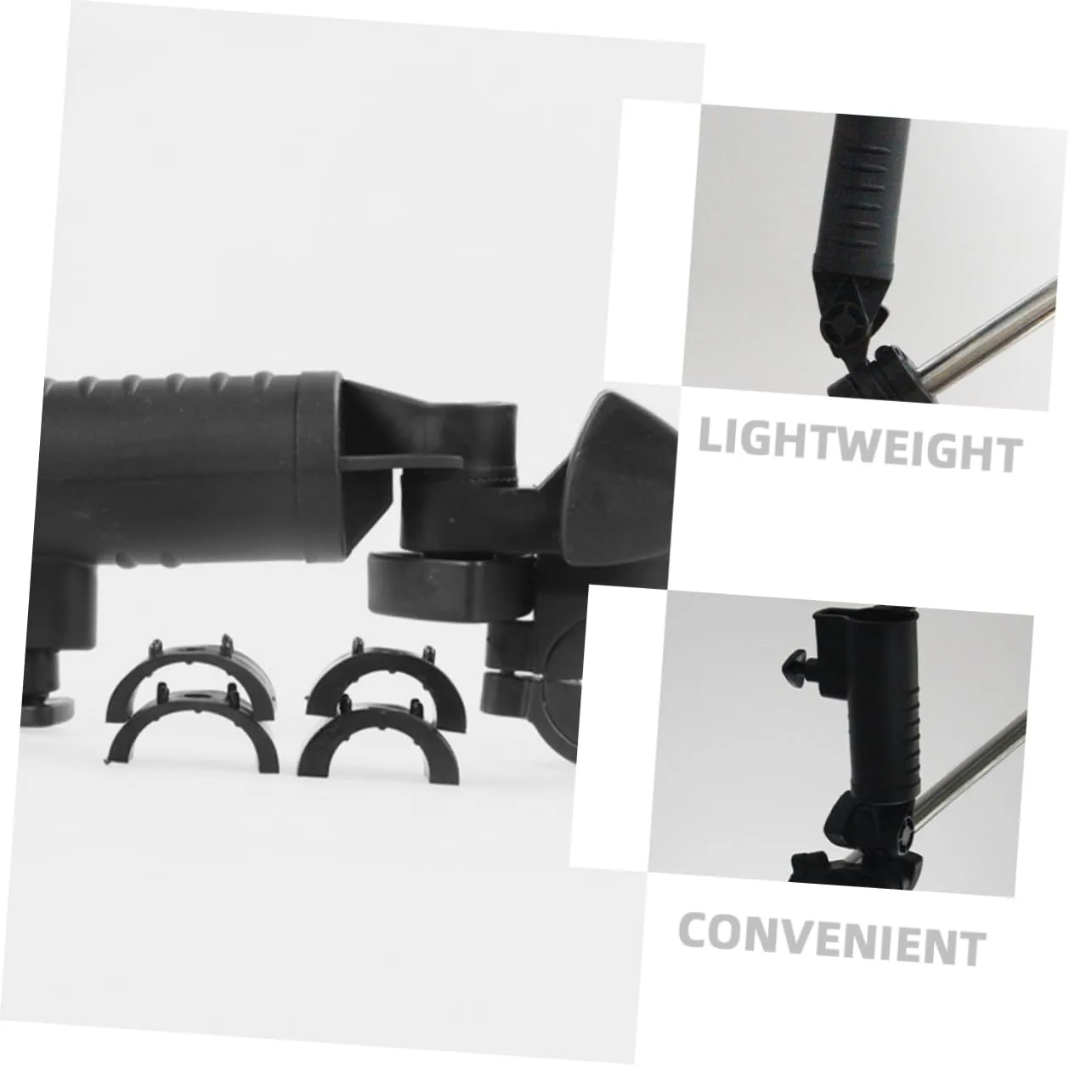YARNOW Golf Cart Umbrella Stand Clamp for Push Cart Handles image 3